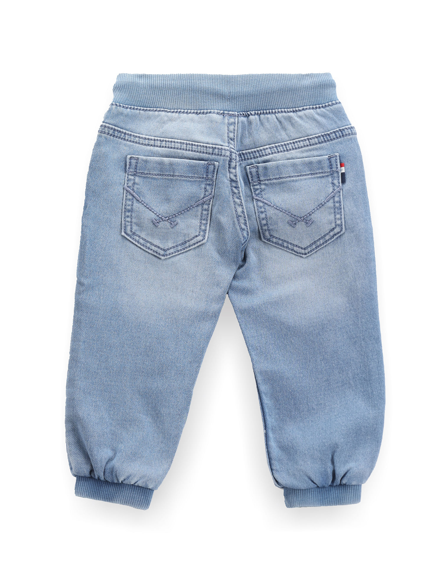 U.S. Polo Assn. Kids Boys Drawstring Waist Slim Jeans