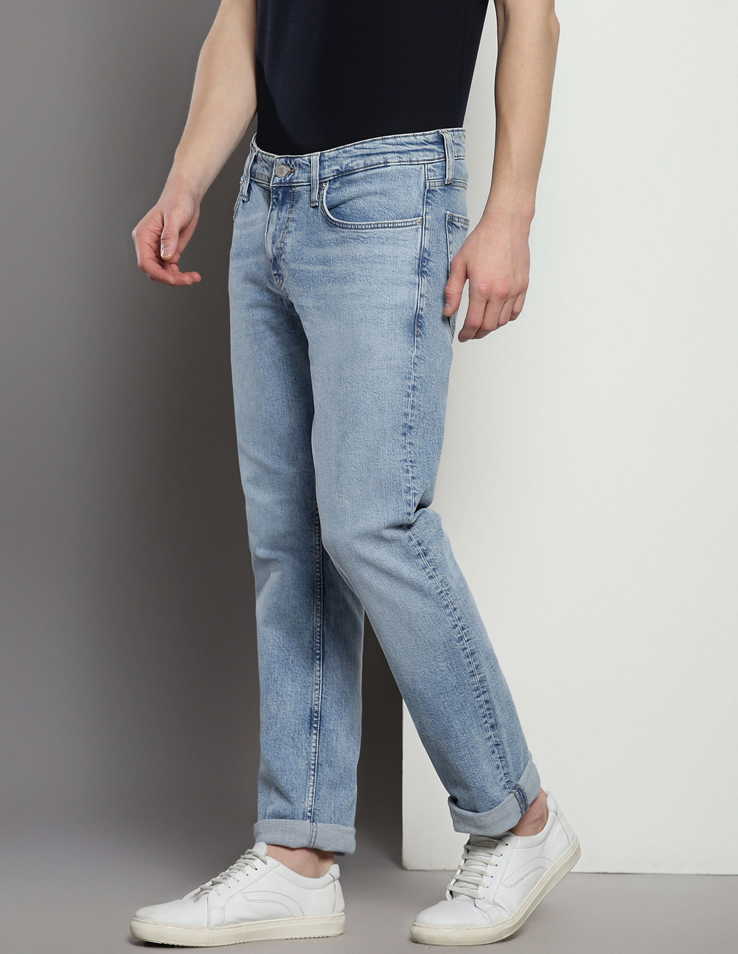 Tommy Hilfiger Ryan Straight Fit Stone Wash Jeans
