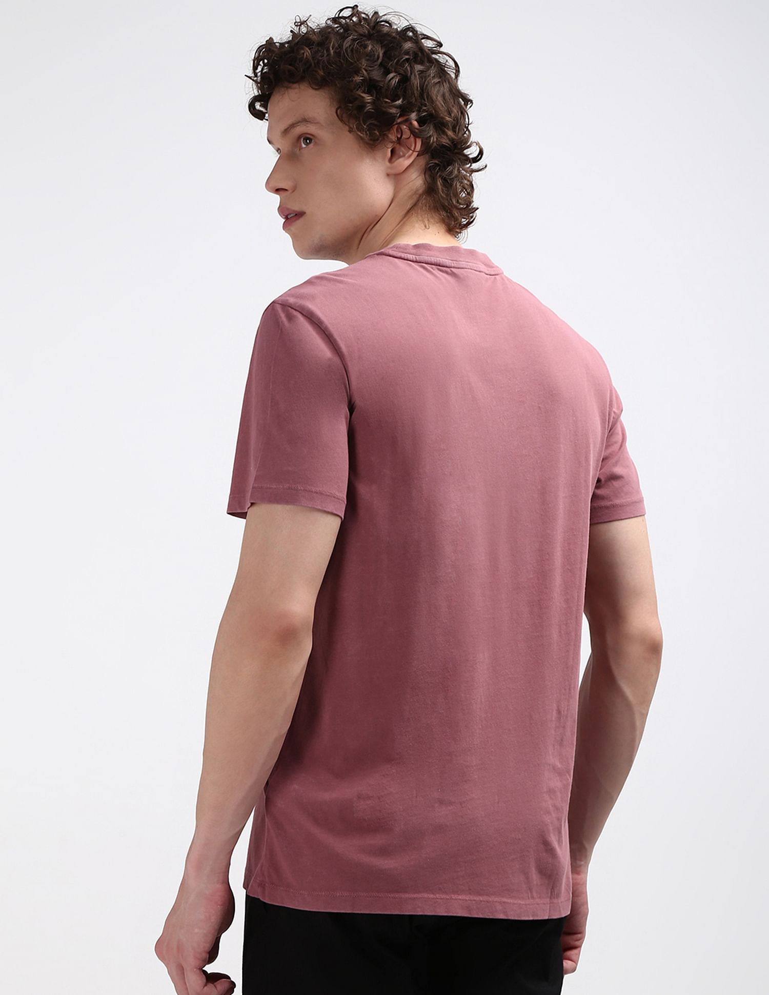 Calvin Klein Solid Cotton T-Shirt