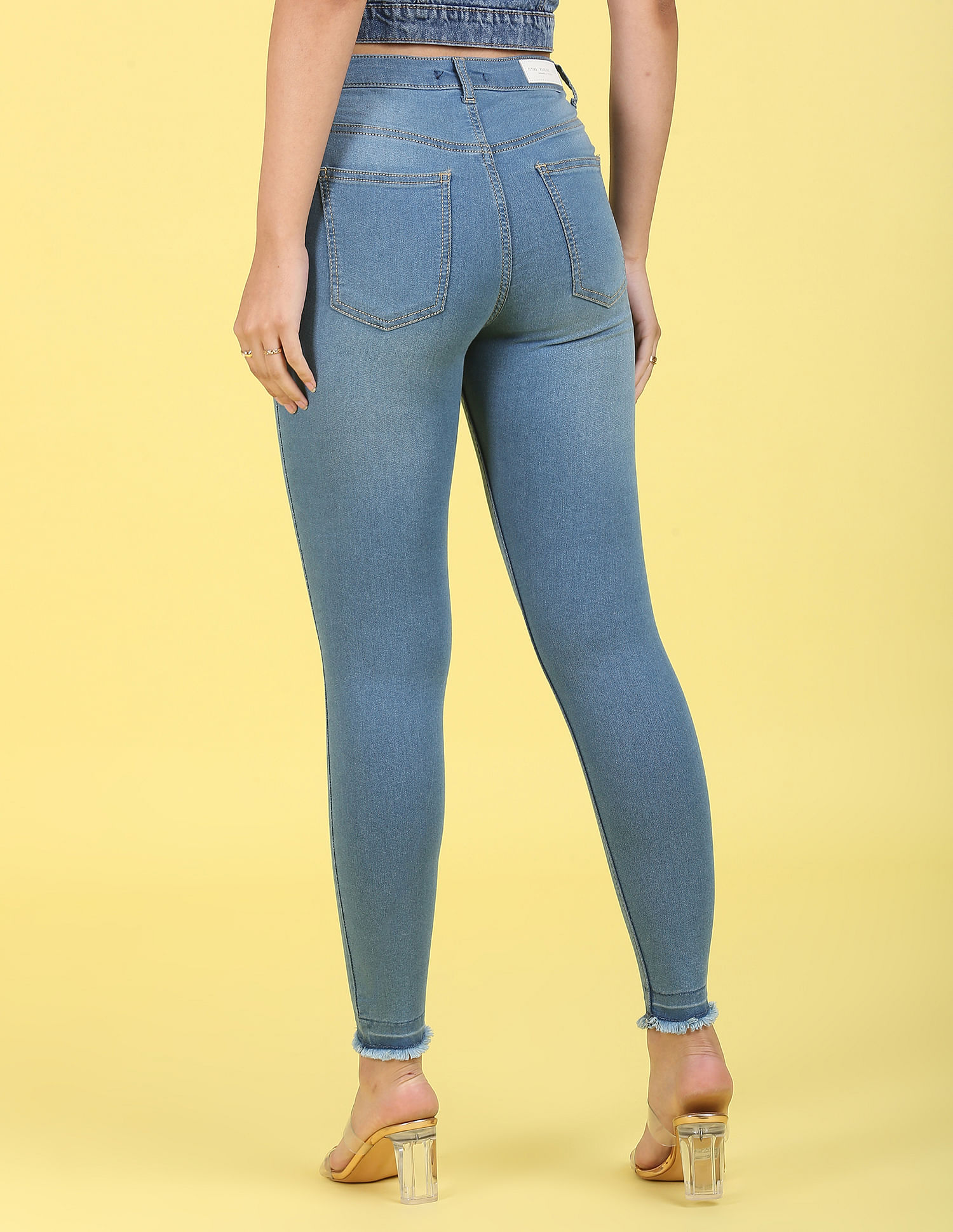 Flying Machine Women High Rise Twiggy Super Skinny Fit Jeans