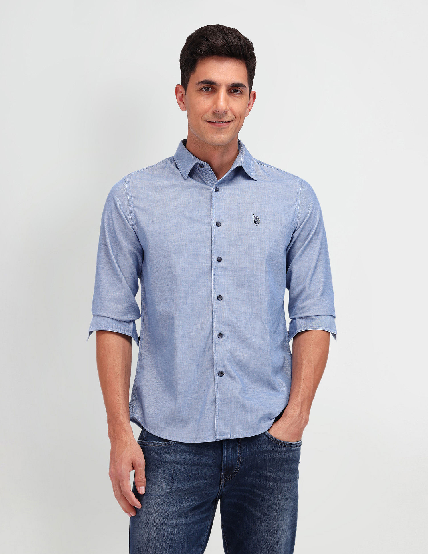 U.S. Polo Assn. Denim Co. Slim Fit Corduroy Shirt
