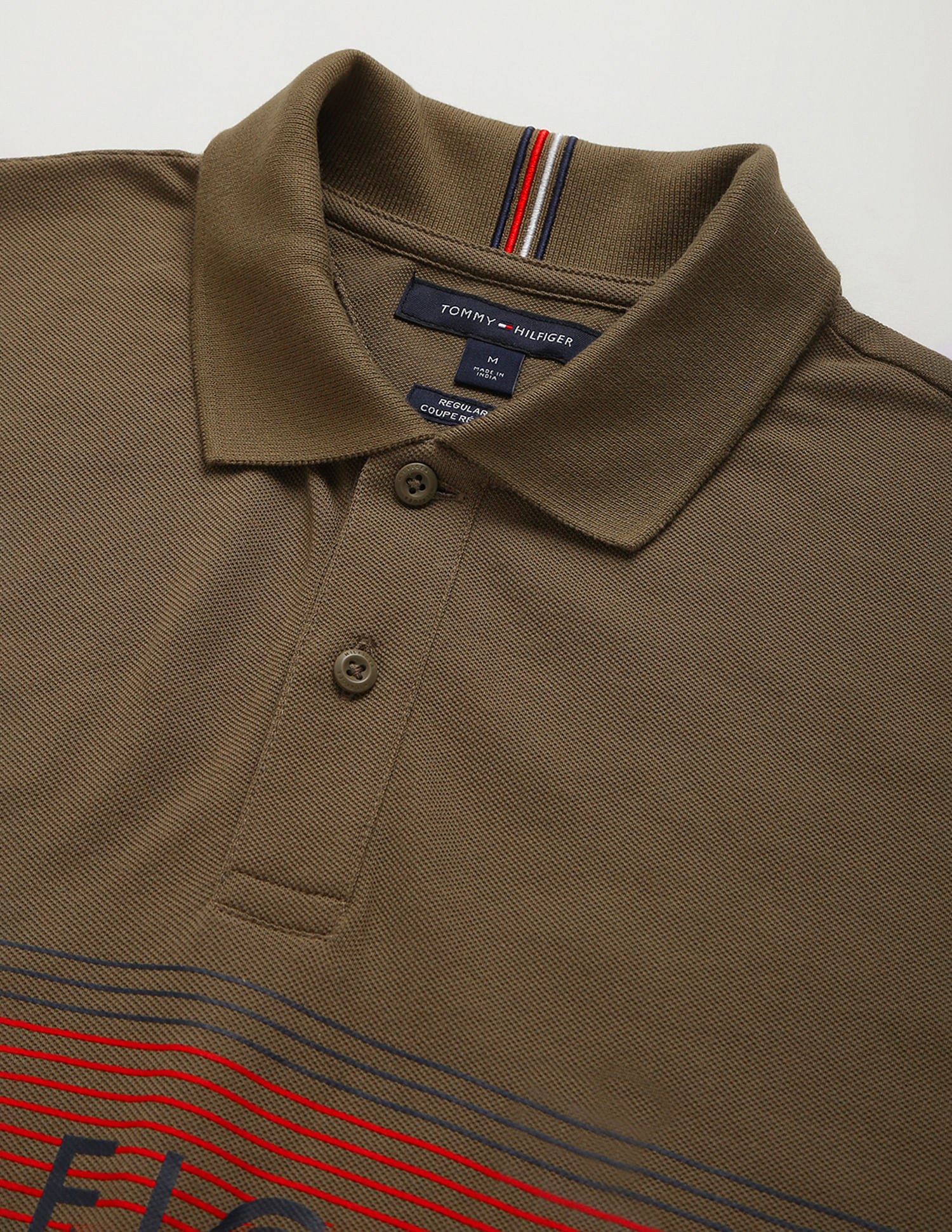 Tommy Hilfiger Brand Print Regular Polo Shirt