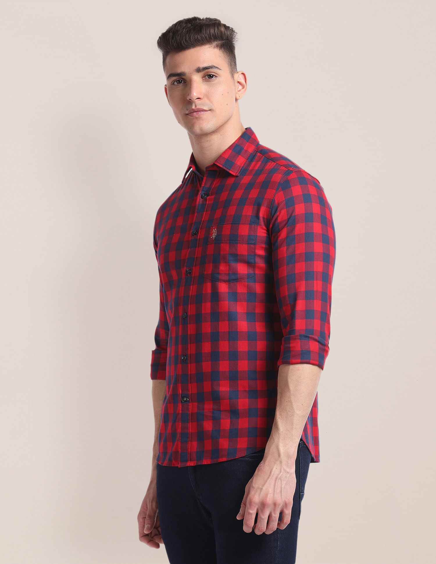 U.S. Polo Assn. Premium Cotton Buffalo Check Shirt