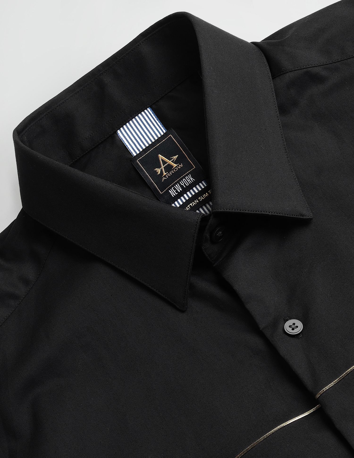 Arrow Newyork Brand Print Manhattan Slim Shirt