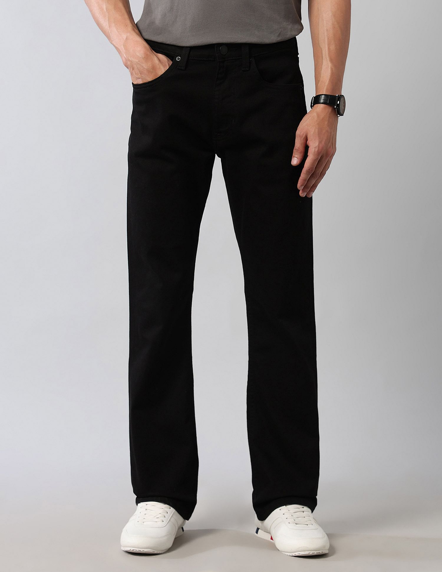 U.S. Polo Assn. Denim Co. Connor Bootcut Fit Black Jeans