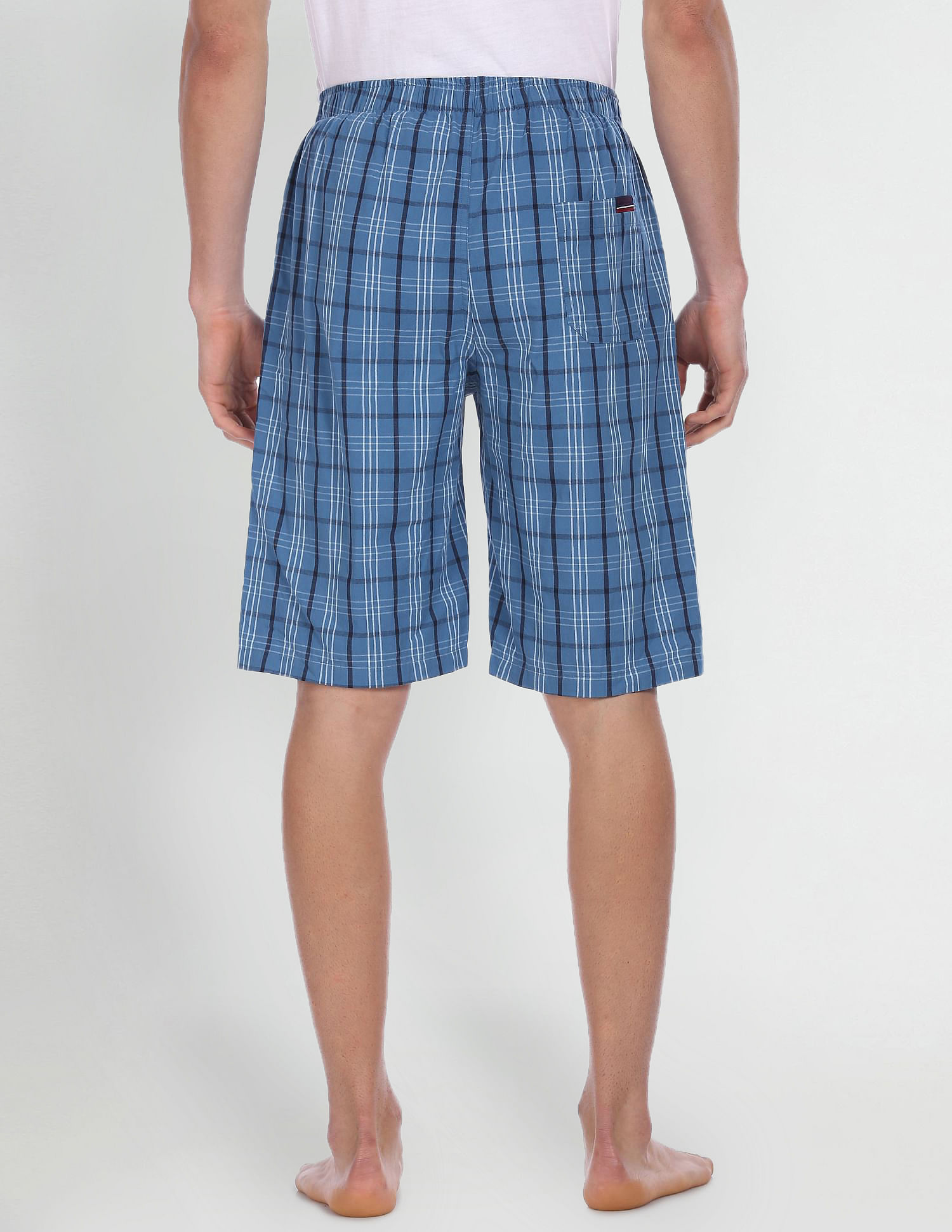 USPA Innerwear Pure Cotton Checked I692 Bermudas - Pack Of 1