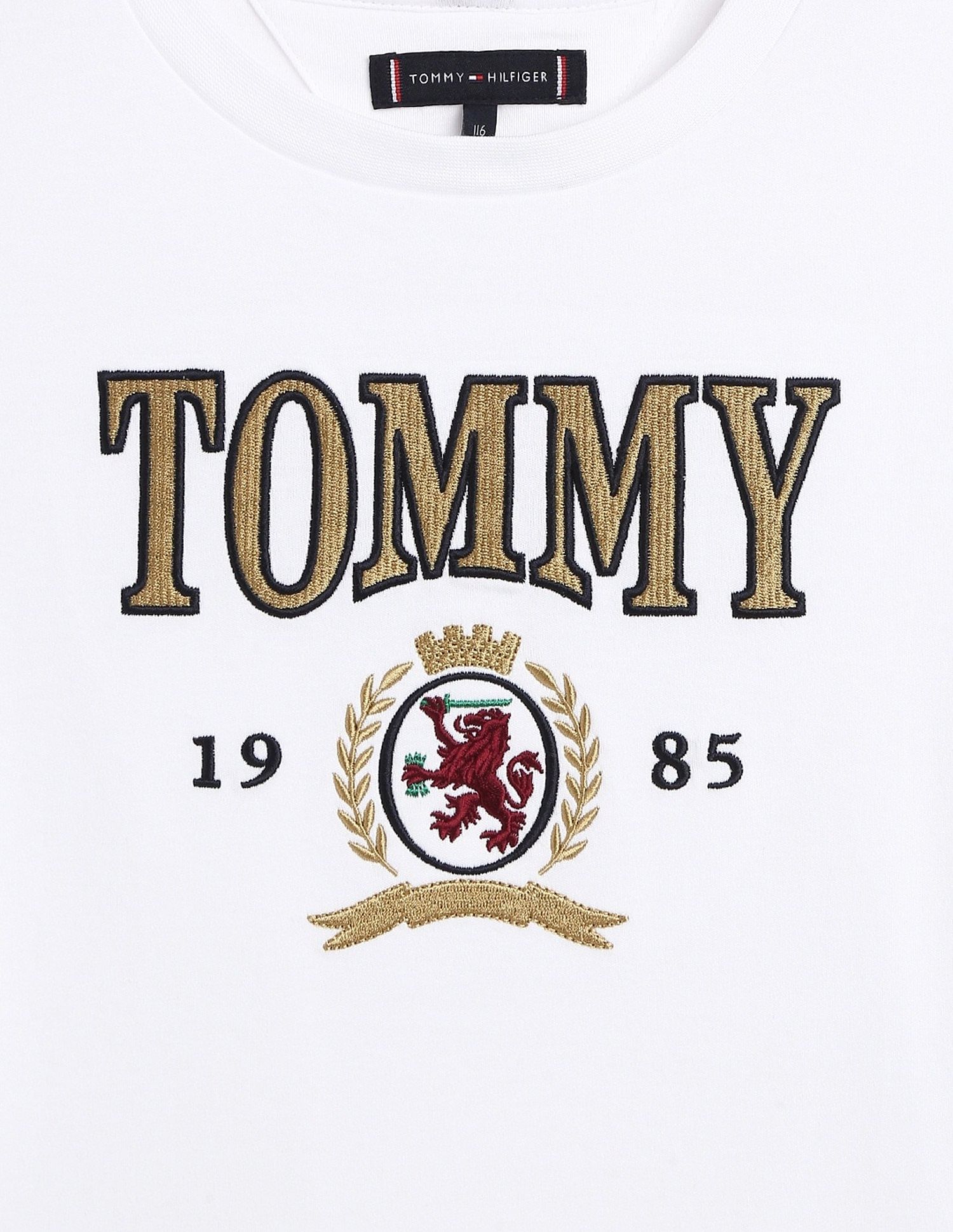 Tommy Hilfiger Kids Boys Logo Regular-Fit Cotton T-Shirt