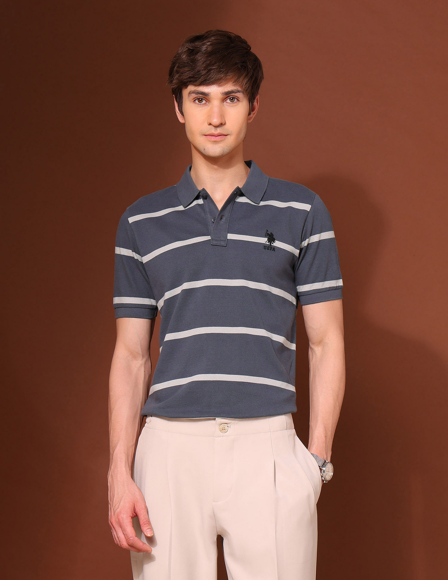 U.S. Polo Assn. Pure Cotton Work And Wander Polo Shirt
