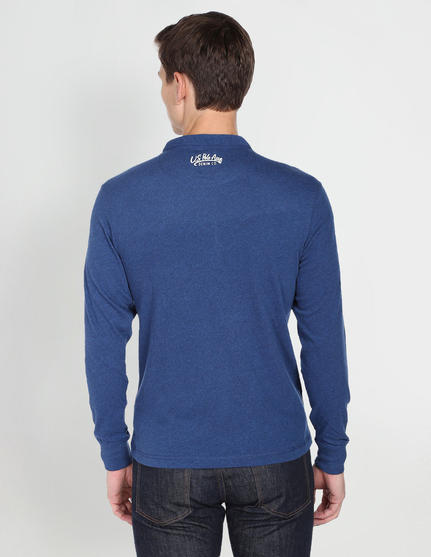 U.S. Polo Assn. Denim Co. Heathered Henley T-Shirt