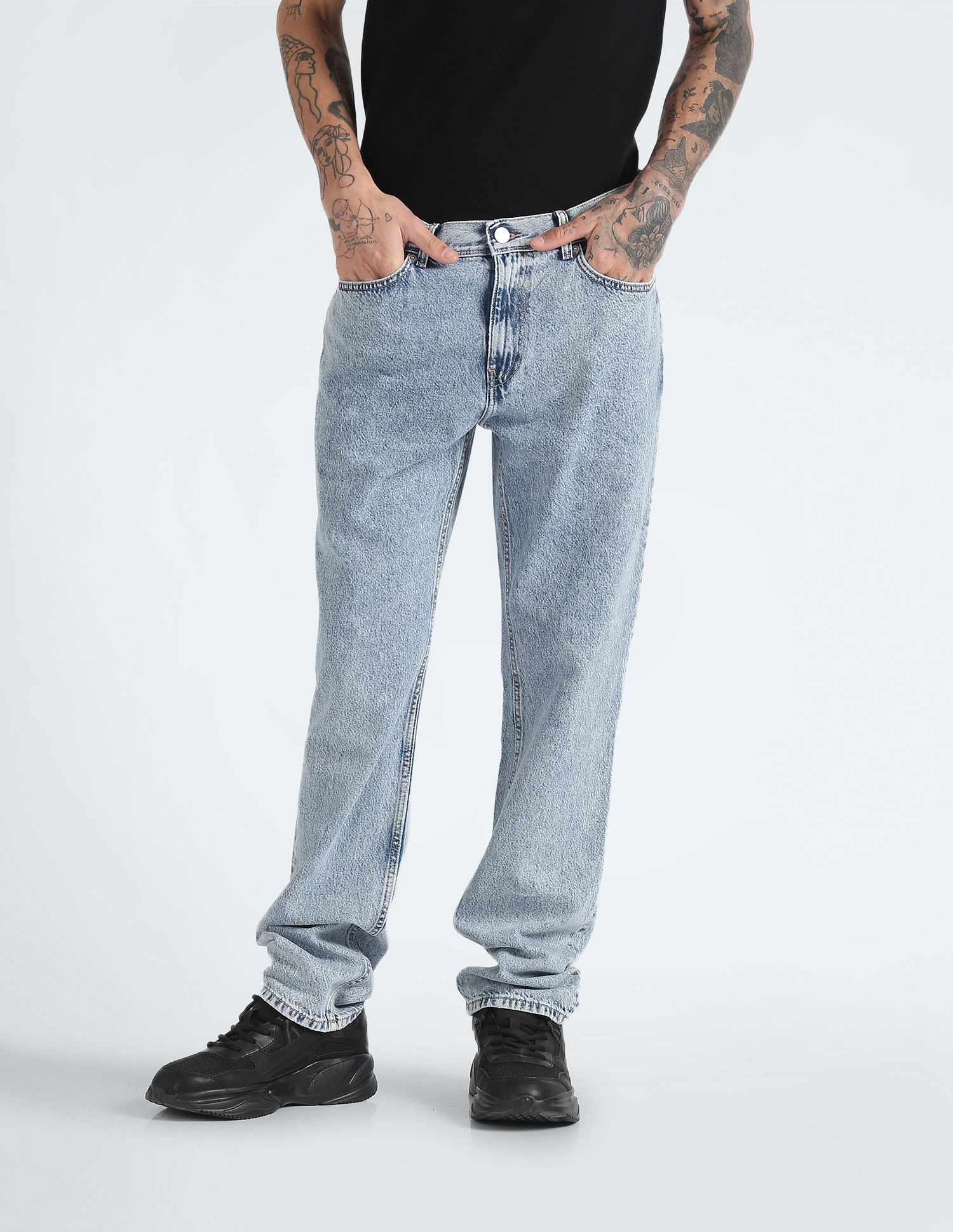 Tommy Hilfiger Ethan Relaxed Straight Fit Jeans