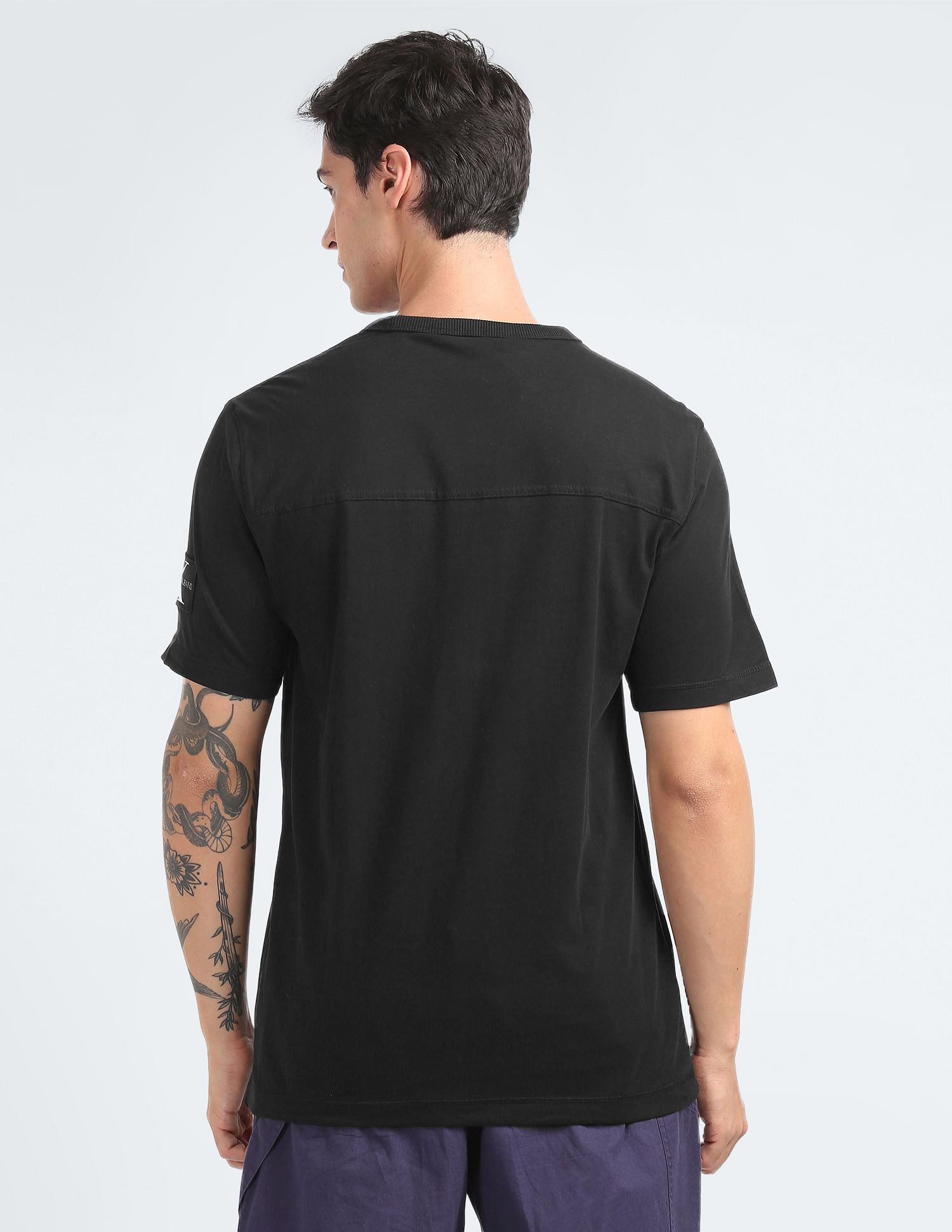 Calvin Klein Jeans Logo Sleeve Badge Regular Fit T-Shirt