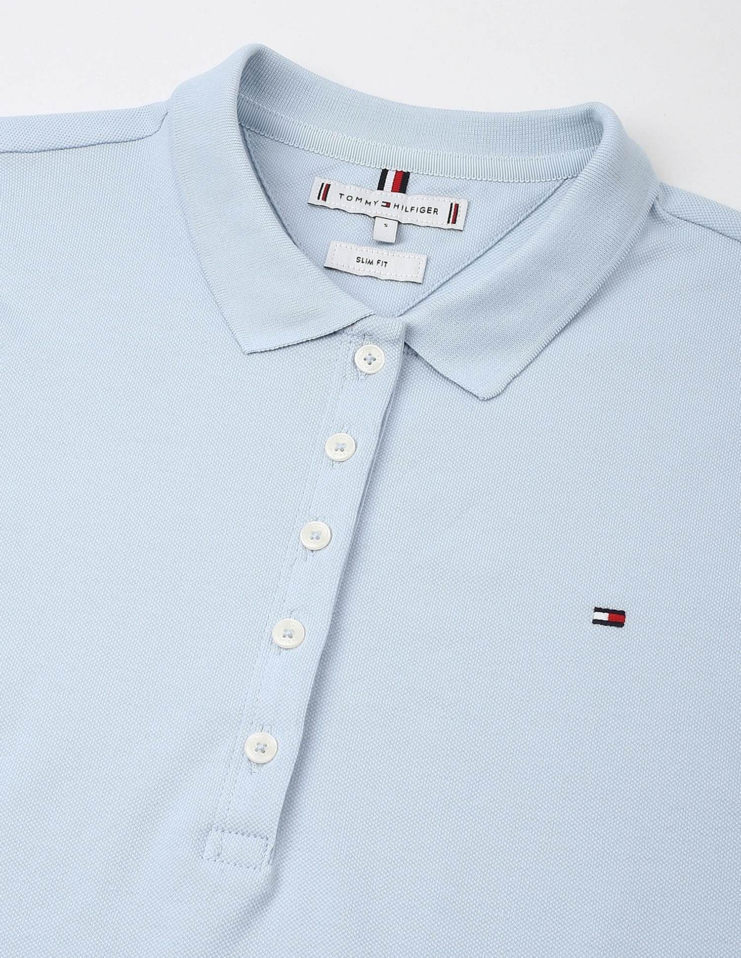 Tommy Hilfiger Cotton Polo Collar T-Shirt Dress
