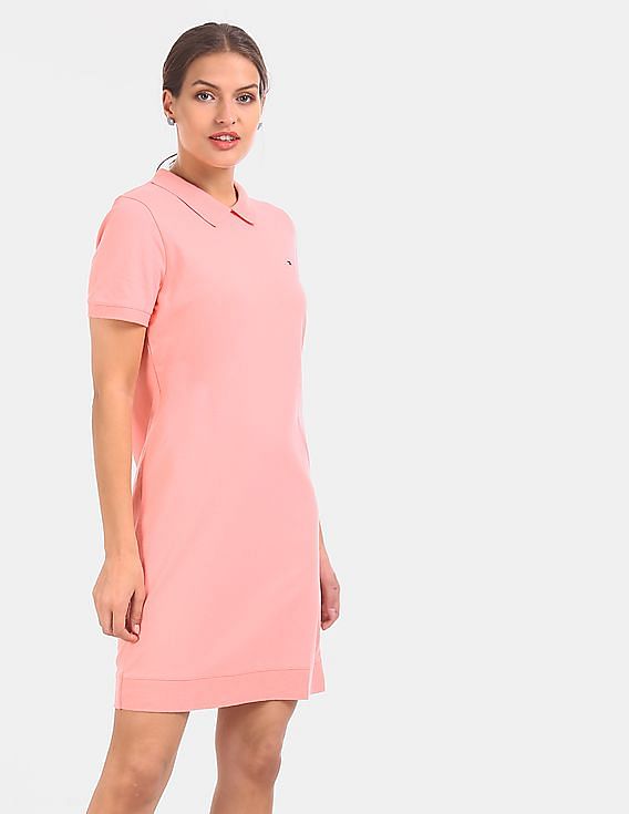 tommy hilfiger peach dress