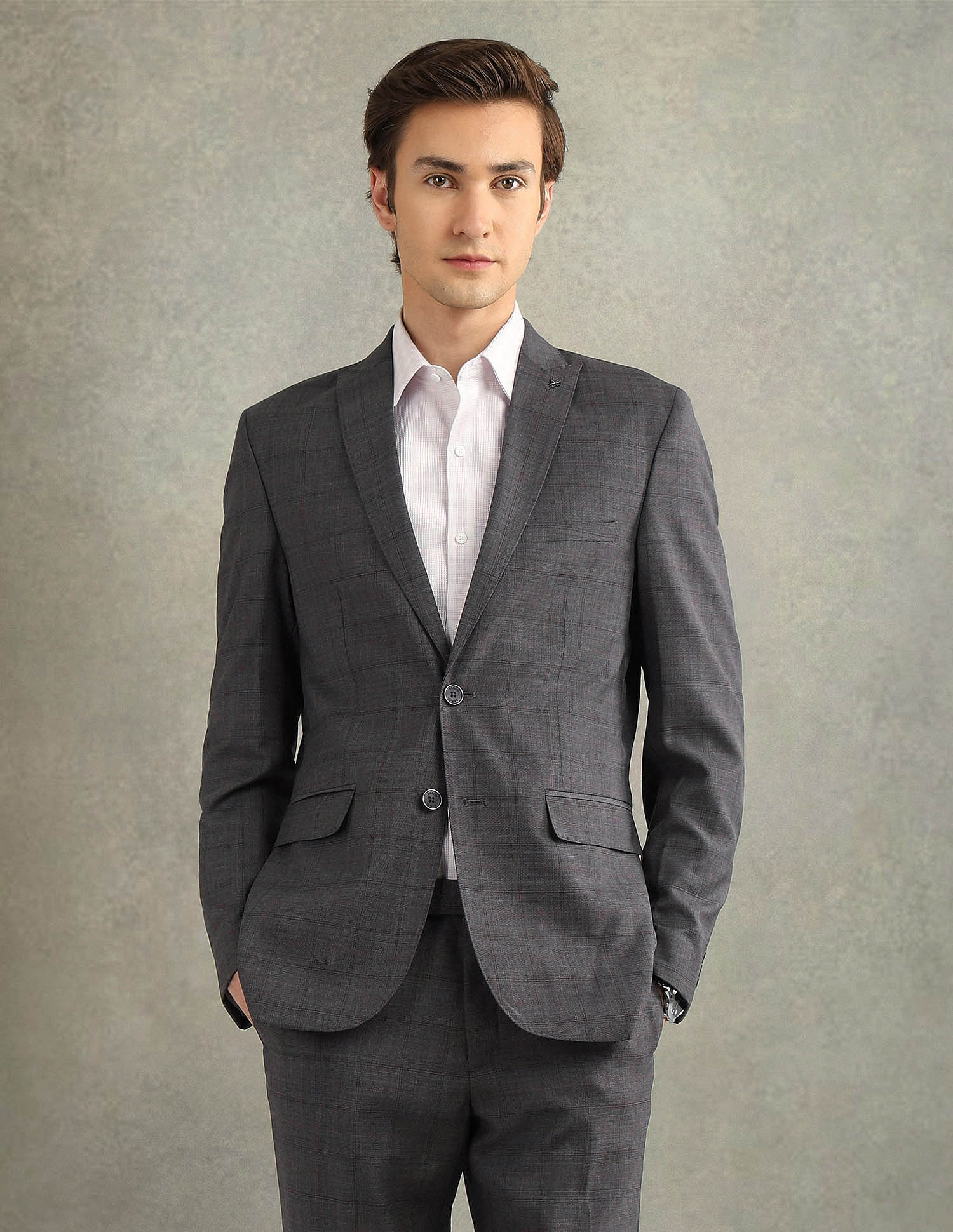 Arrow Checked Tailored Fit Suit