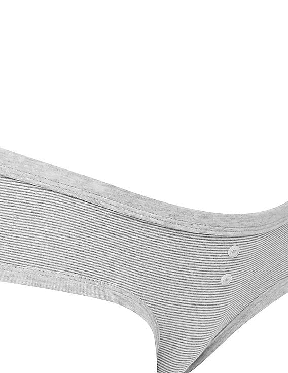 Aeropostale Heathered Striped Hipster Panties