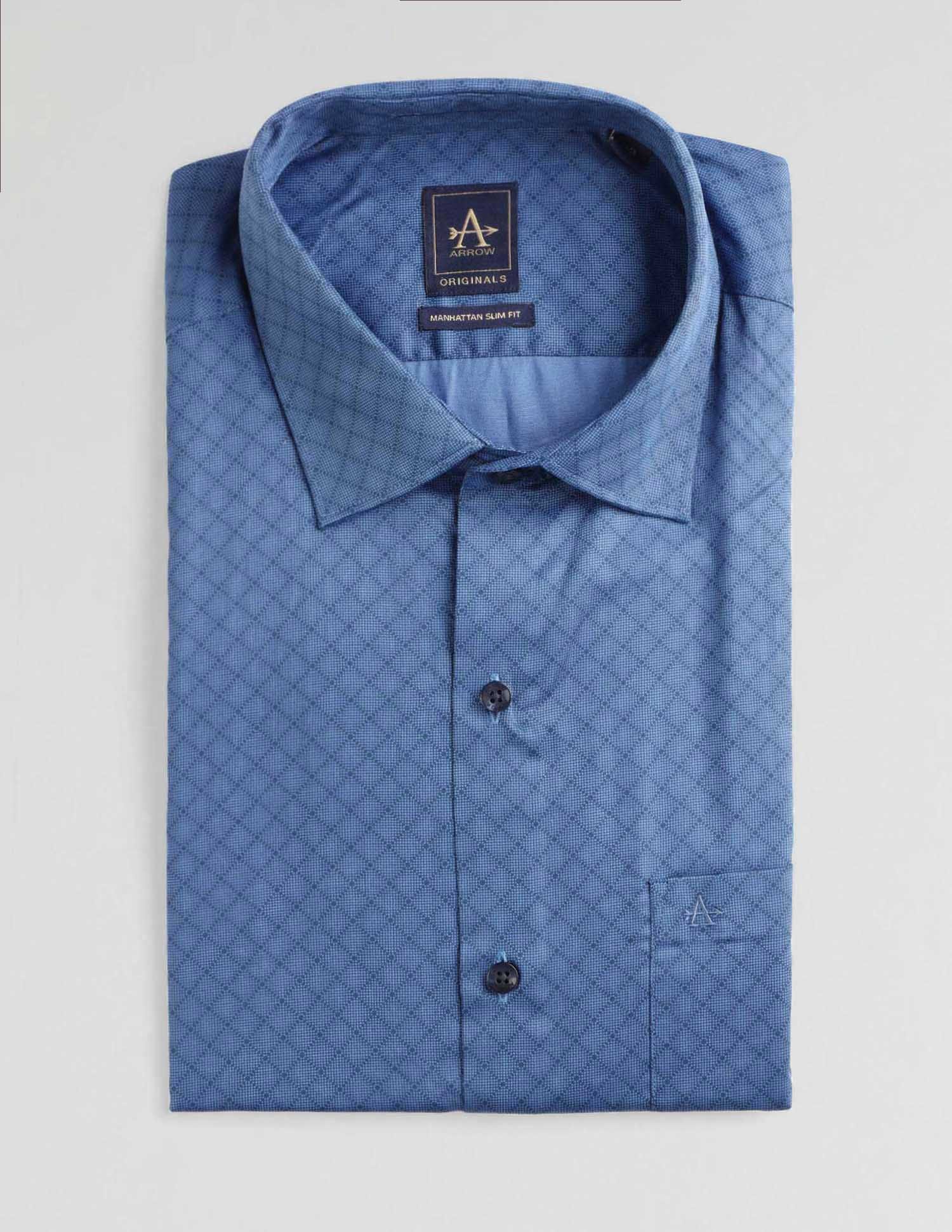 arrow athletic fit dress shirt New Arrow Men's Athletic Fit Long Sleeve Pincord Dress Shirt 1- pocket NWT White