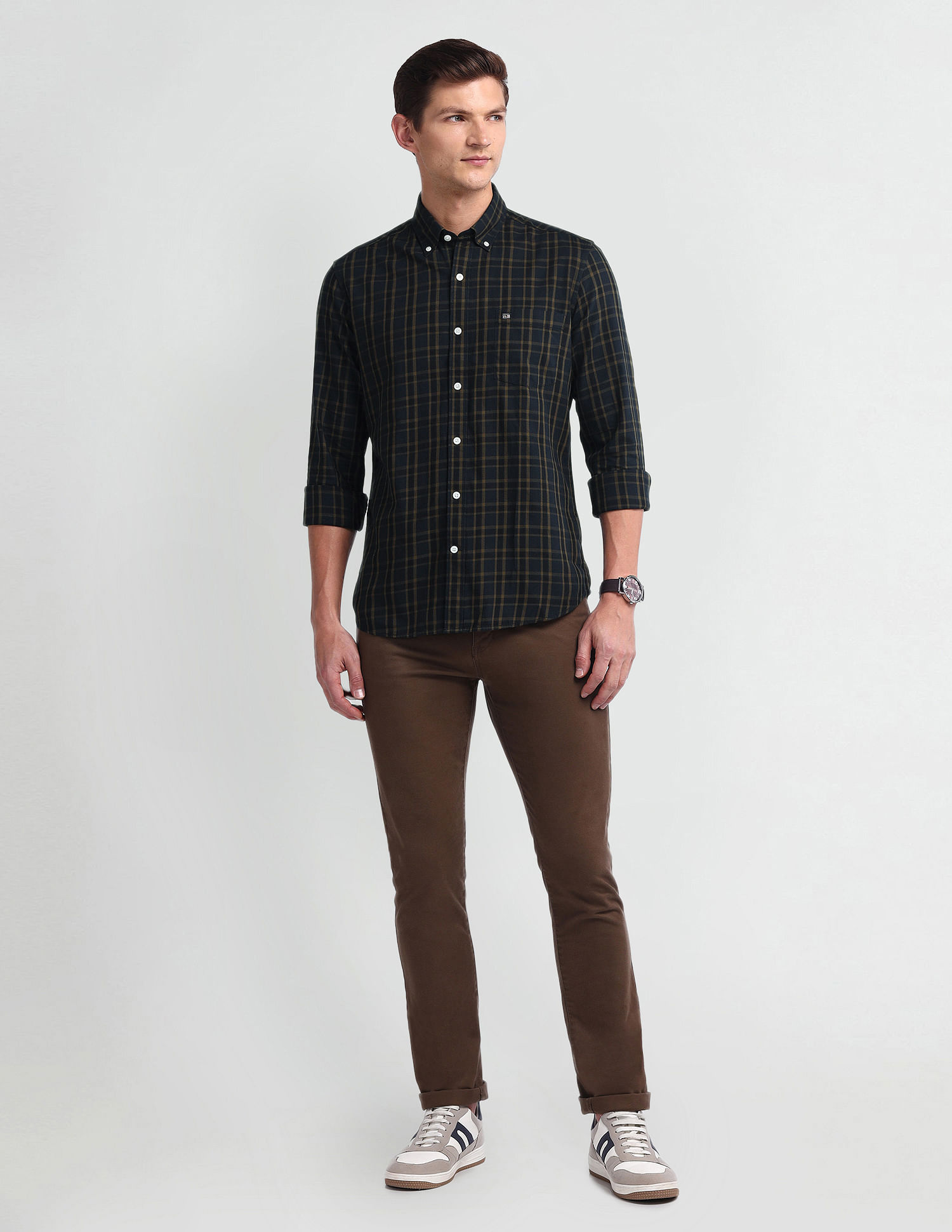 Arrow Sport Tartan Check Cotton Shirt