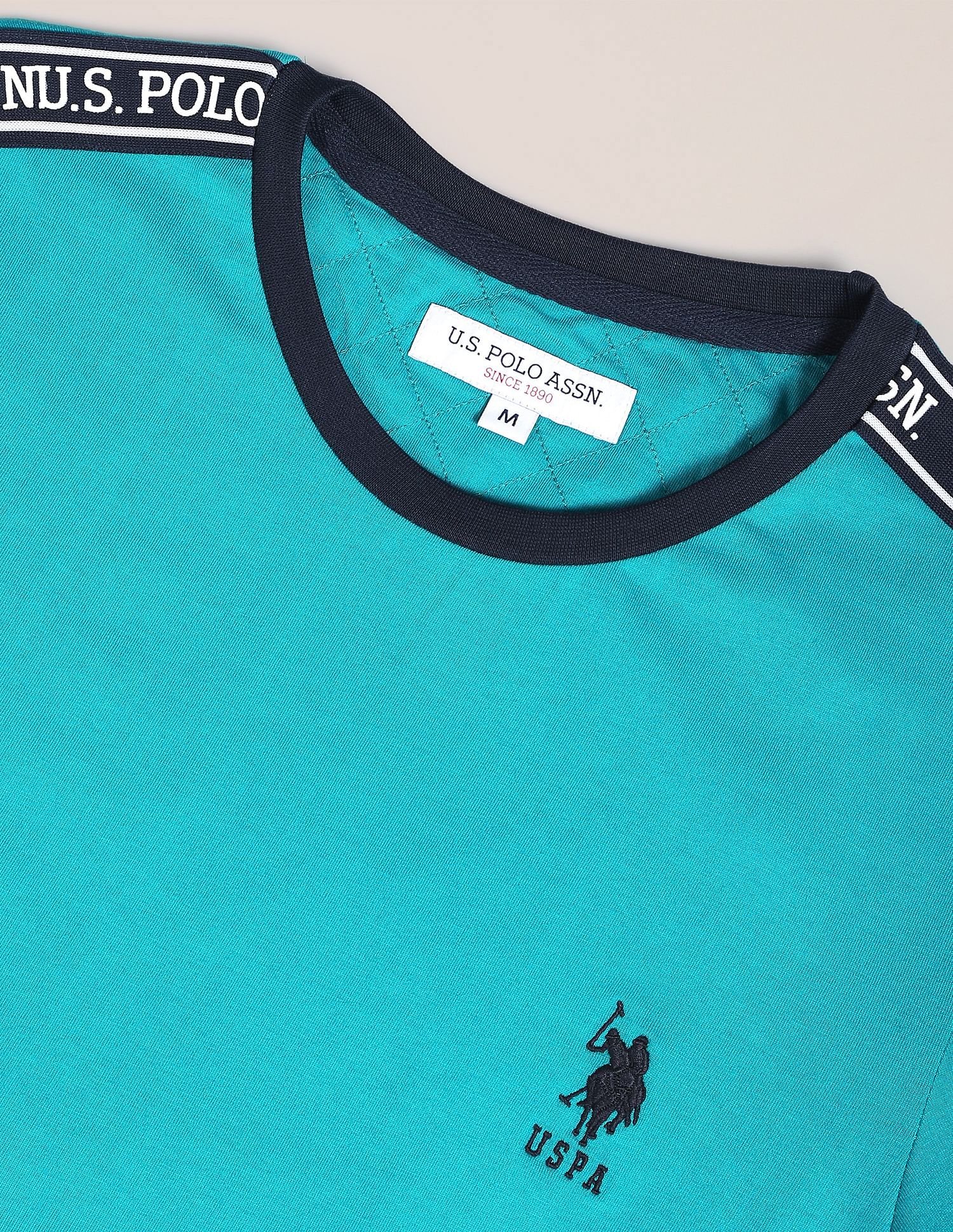 U.S. Polo Assn. Contrast Tape Cotton T-Shirt