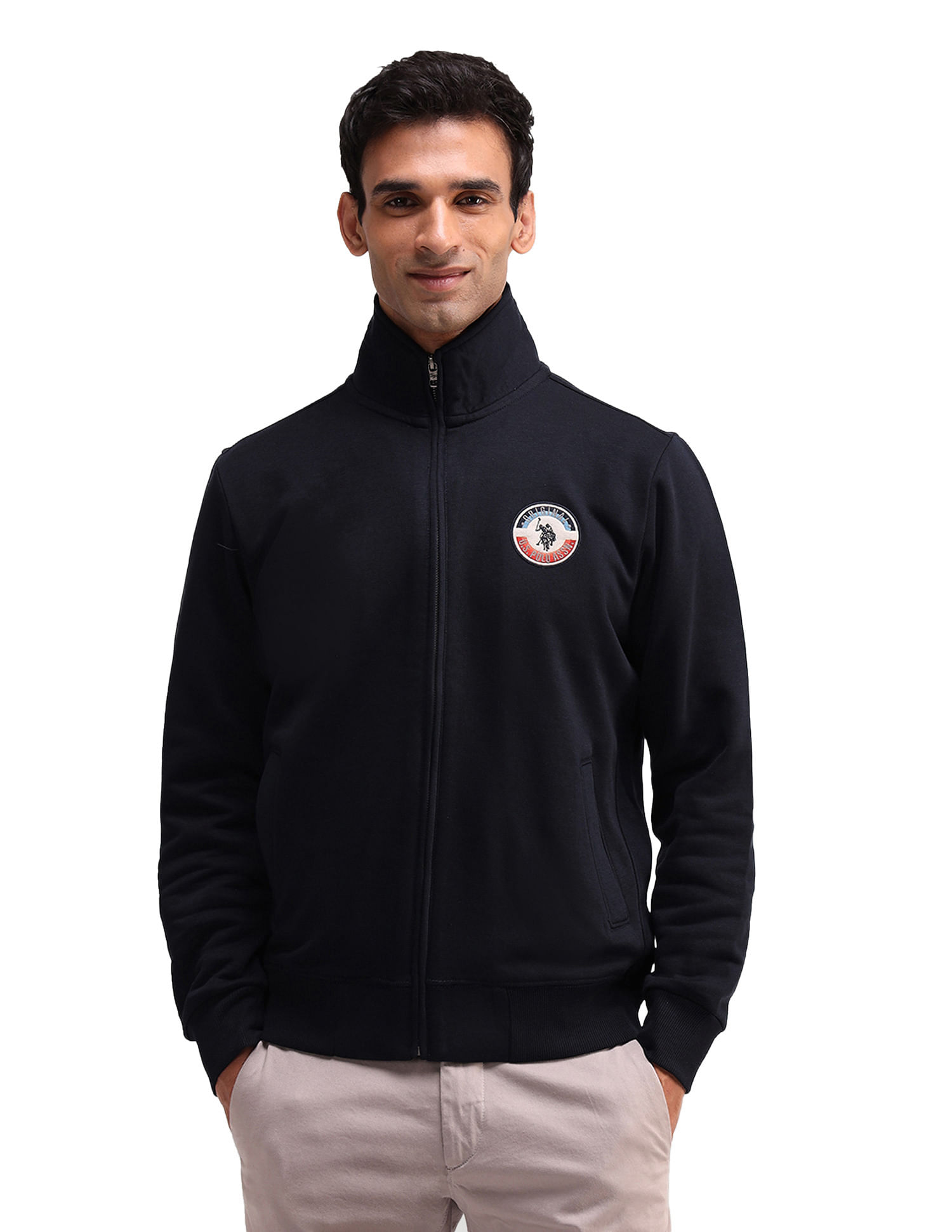 U.S. Polo Assn. Denim Co. Solid Regular Fit Sweatshirt