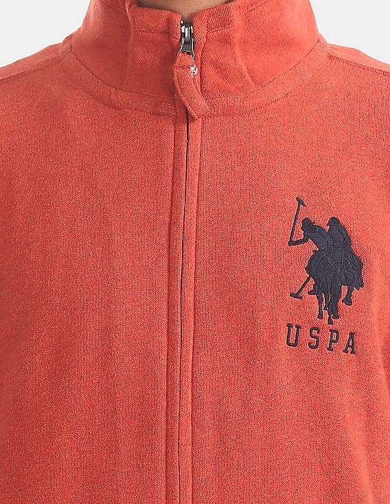 U.S. Polo Assn. Zip Up Full Sleeve Sweatshirt