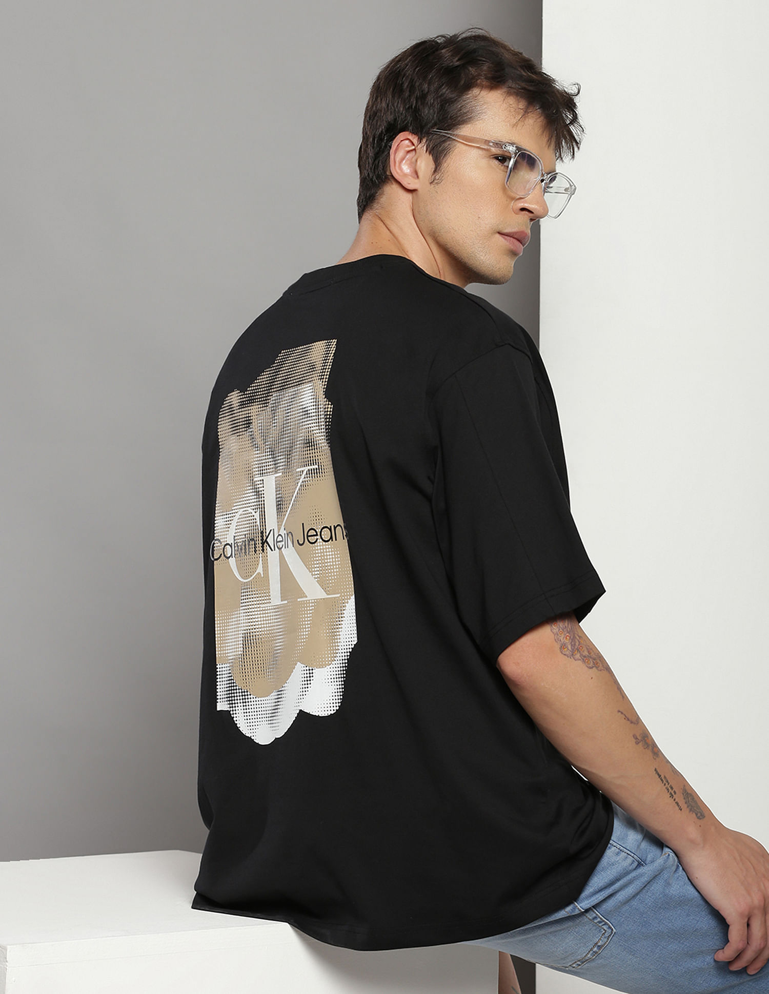 Calvin Klein Relaxed Fit Rear Print T-Shirt