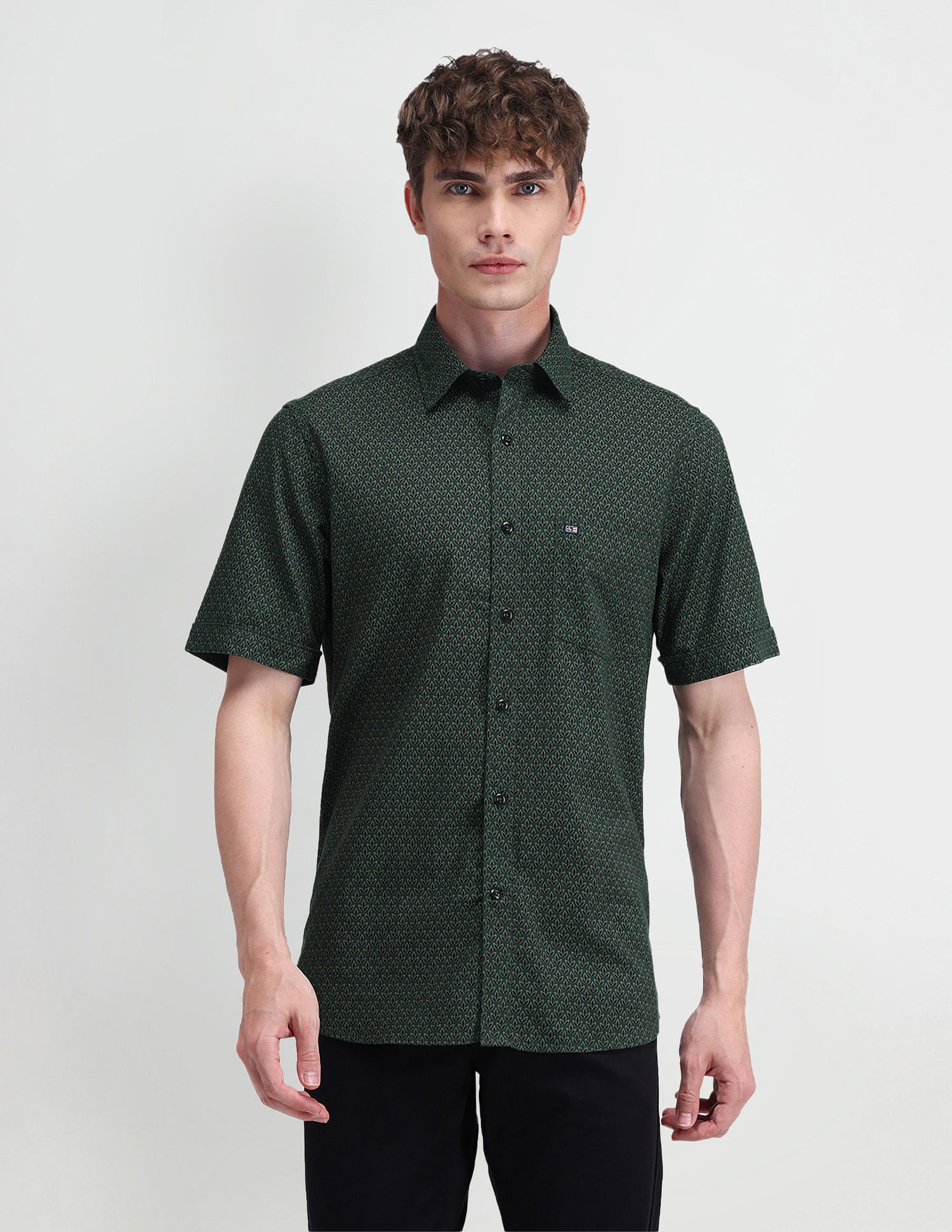 Arrow Sport Liberty Classic Fit All-over Print Shirt