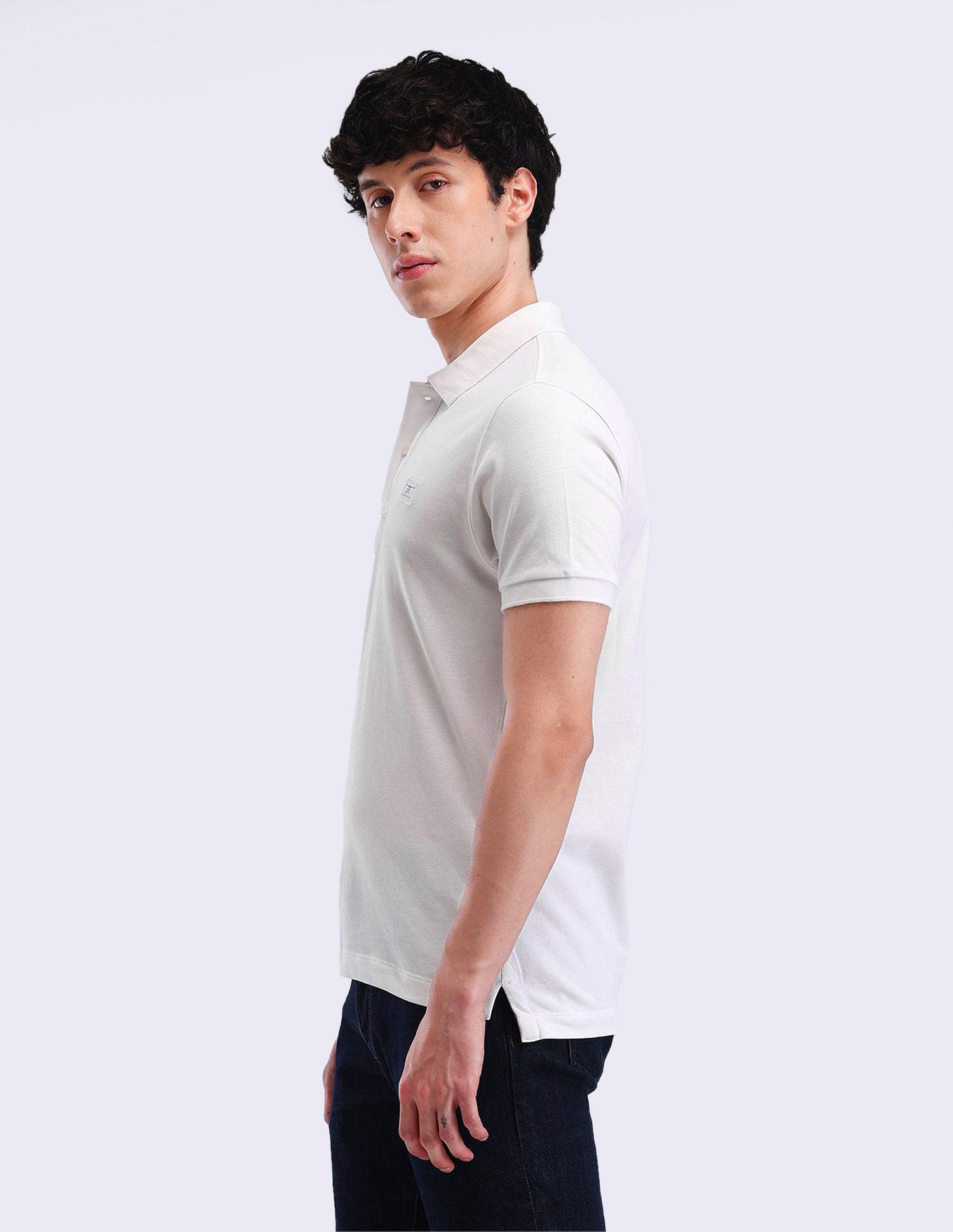 Flying Machine Knitted Regular Fit Polo Shirt