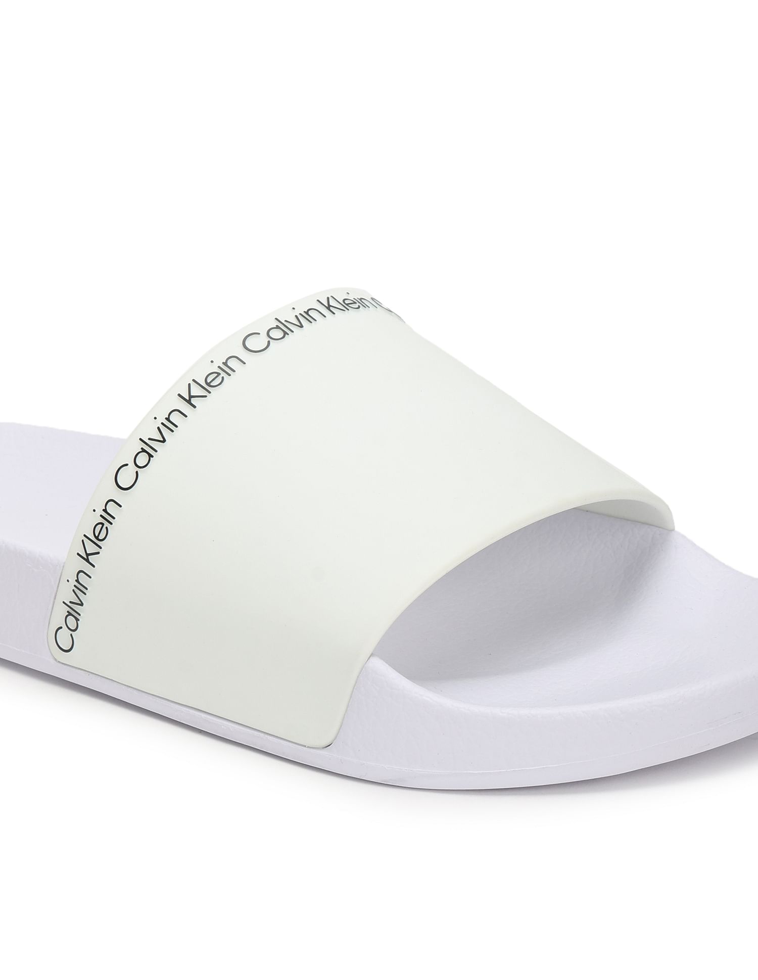 Calvin klein white online sandals