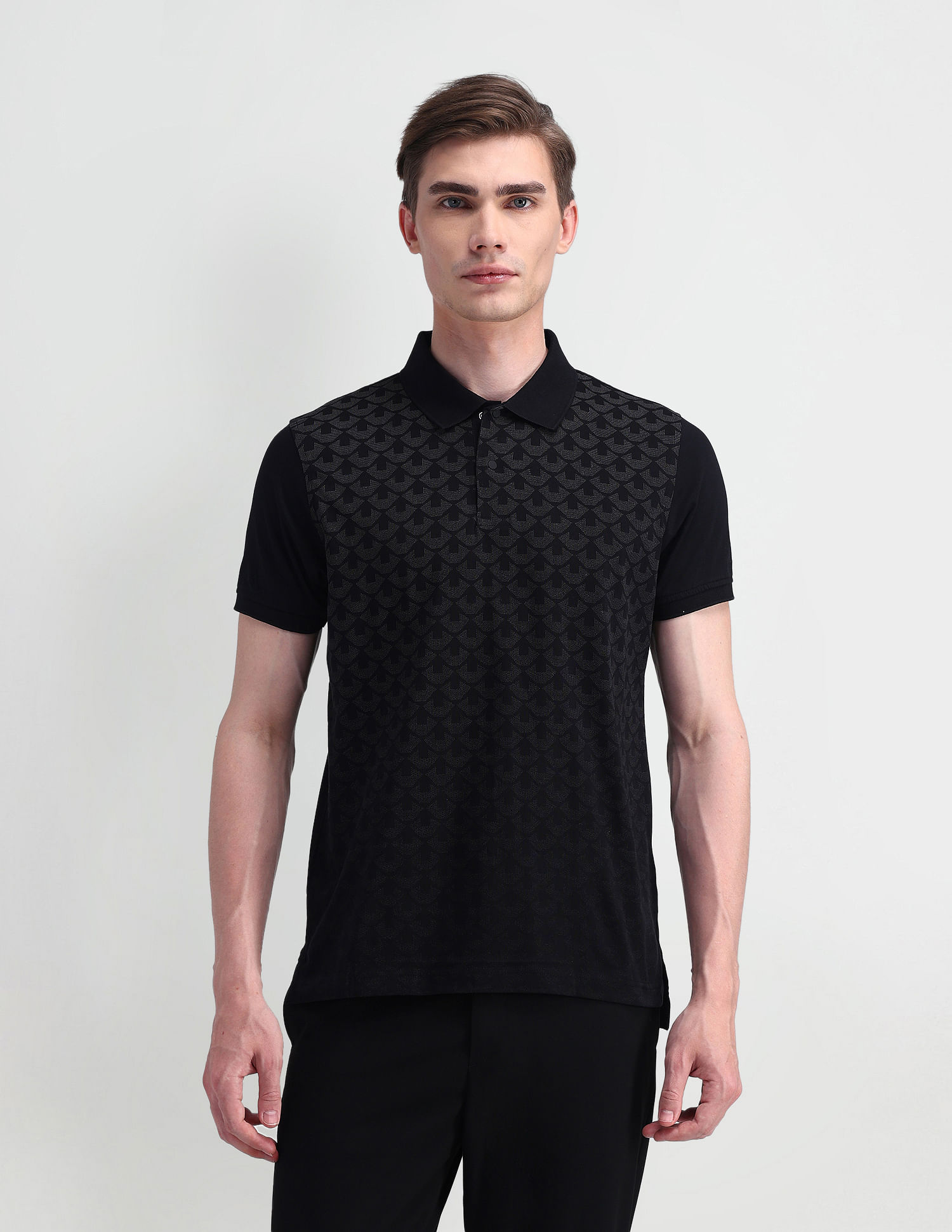 Arrow Newyork Geometric Printeded Regular Polo Shirt