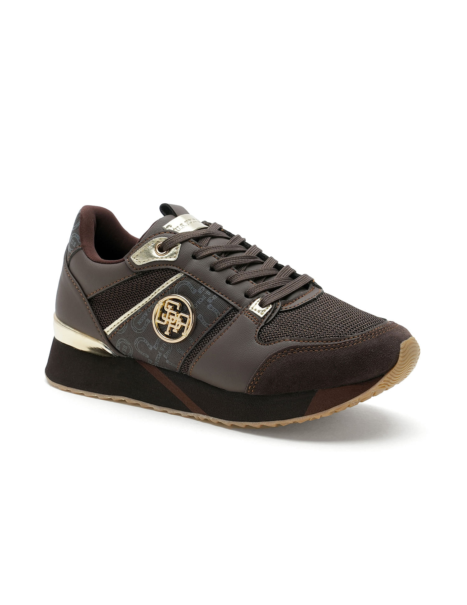 U.S. Polo Assn. Women Metallic Logo Stella Sneakers