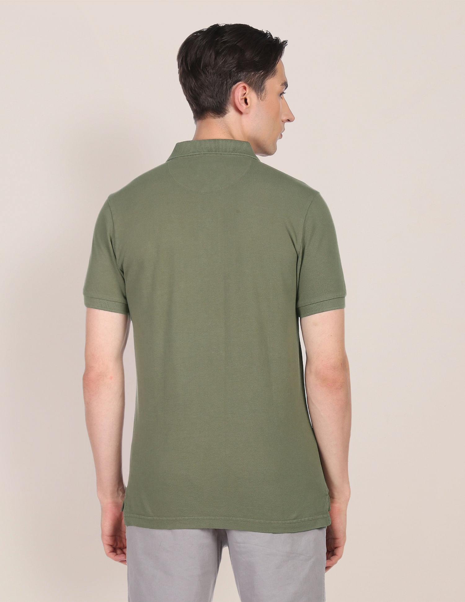 U.S. Polo Assn. Cotton Solid Polo Shirt