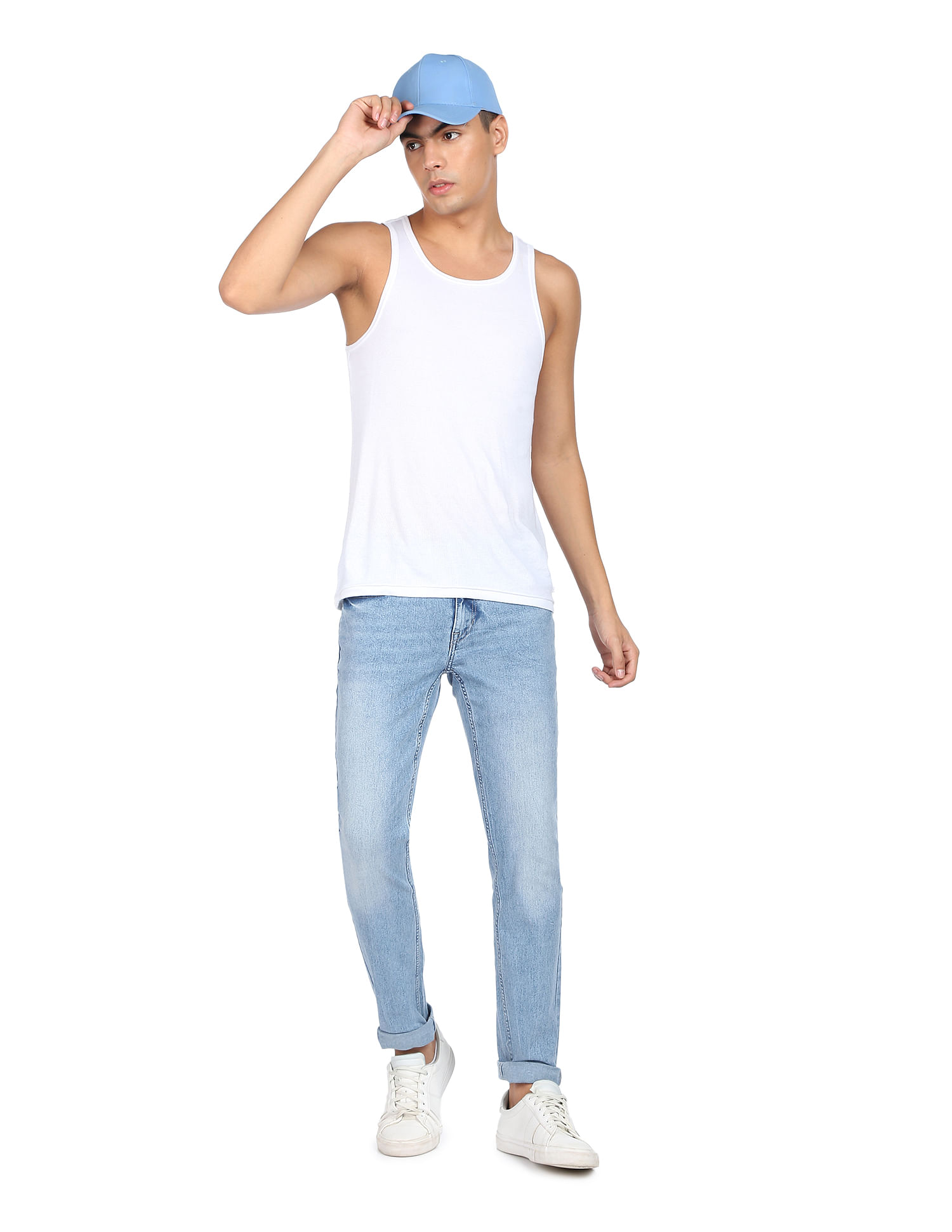 Flying Machine Stone Wash Jackson Skinny Fit Jeans