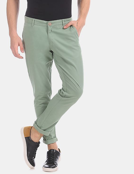 YAS Tall YASZENA PANTS - Trousers - light green - Zalando.de