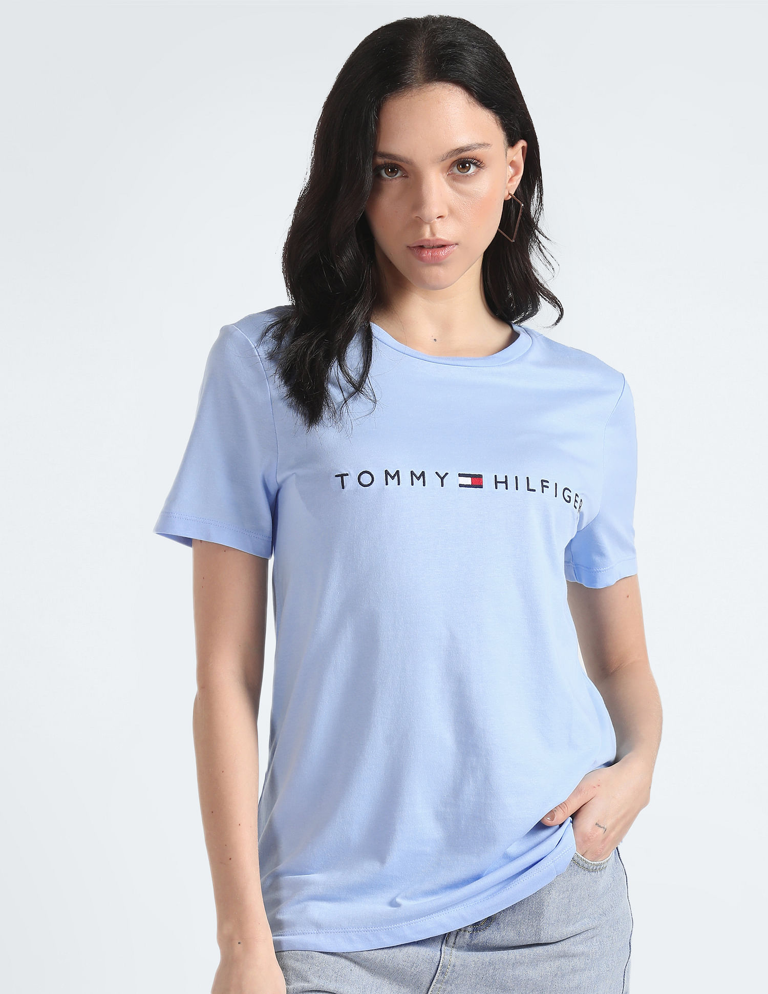 Tommy T-Shirt Hilfiger Corporate Neck Crew Buy
