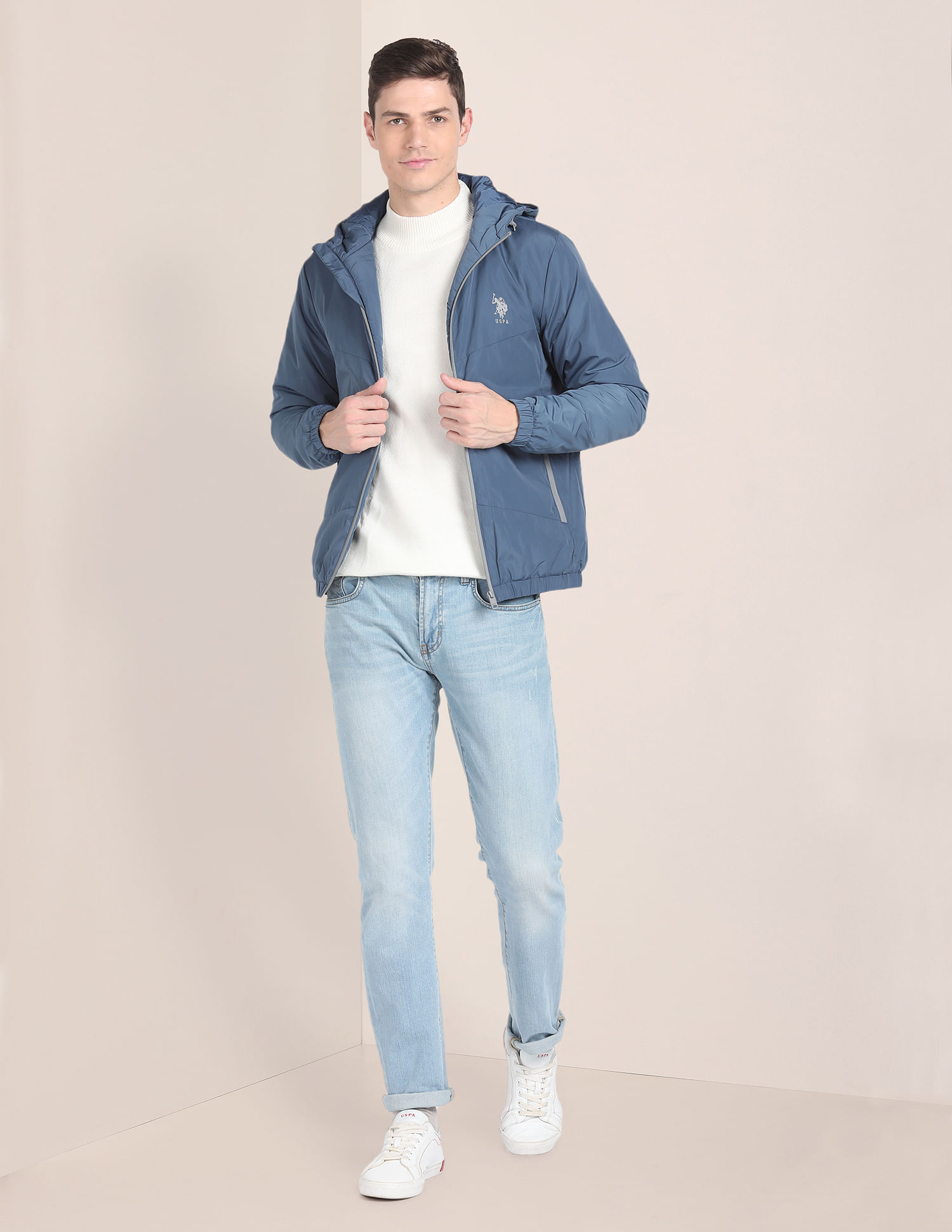 U.S. Polo Assn. Lightweight Hooded Jacket