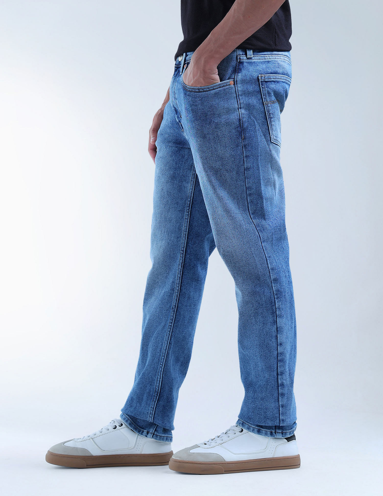 Flying Machine Freddie Slim Straight Fit Mrtf Jeans