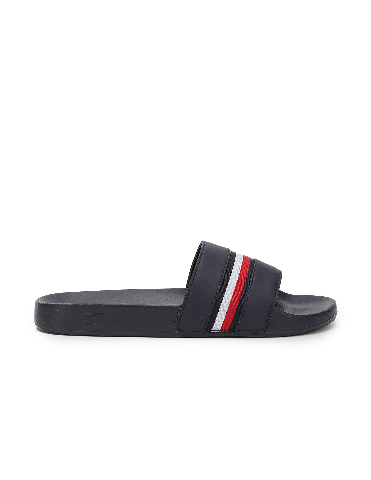 Blue red white sales gucci slides