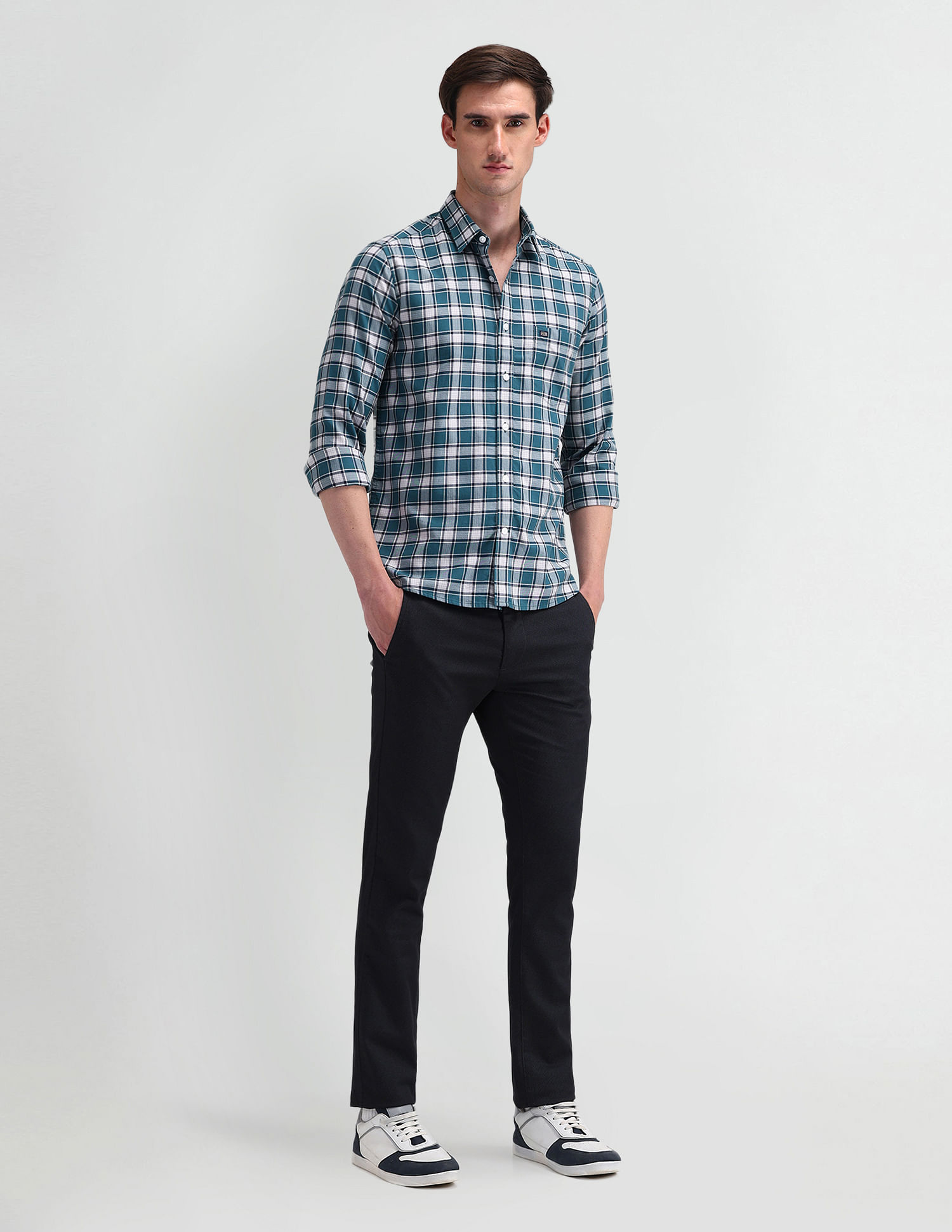 Arrow Sport Brooklyn Fit Checked Shirt