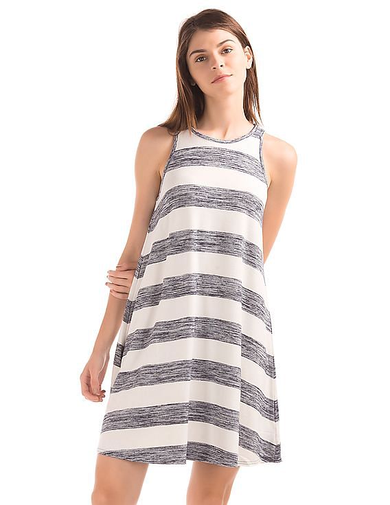 Buy GAP Women Women Blue Softspun A line Tank Dress