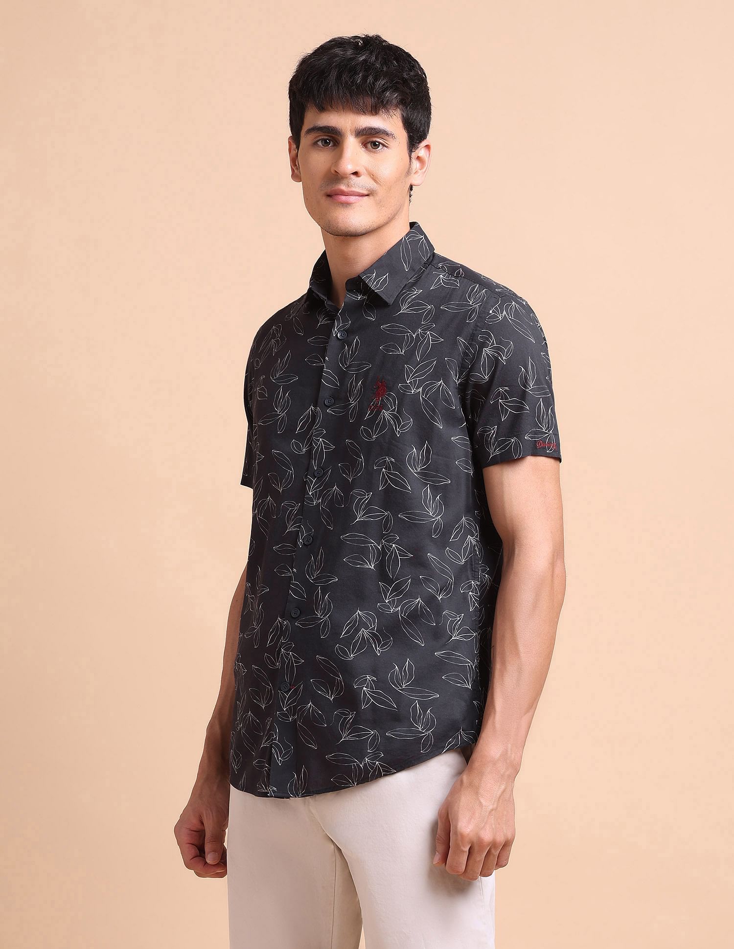 U.S. Polo Assn. Denim Co. Manhattan Slim Fit All-Over Shirt