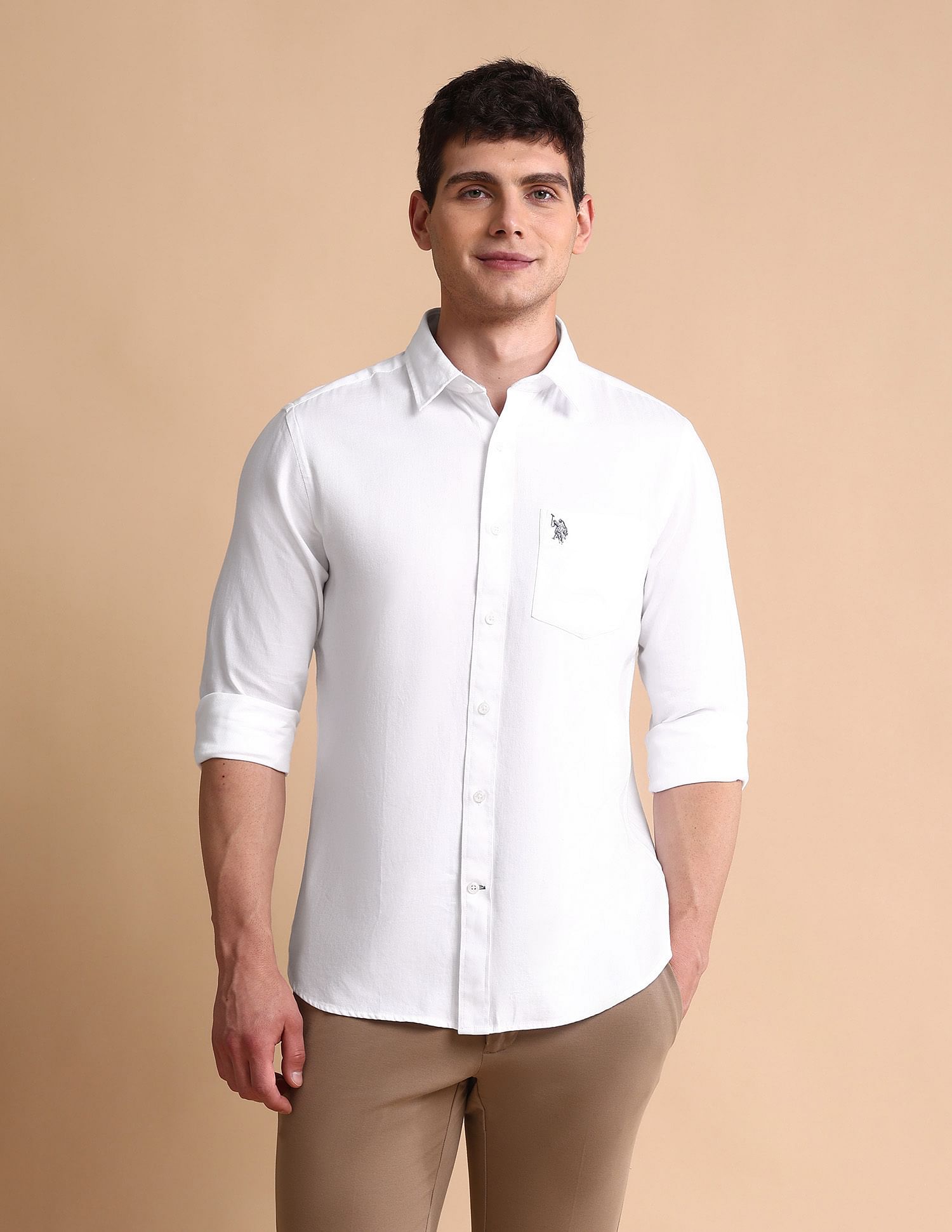 U.S. Polo Assn. Pure Cotton Tailored Fit Shirt