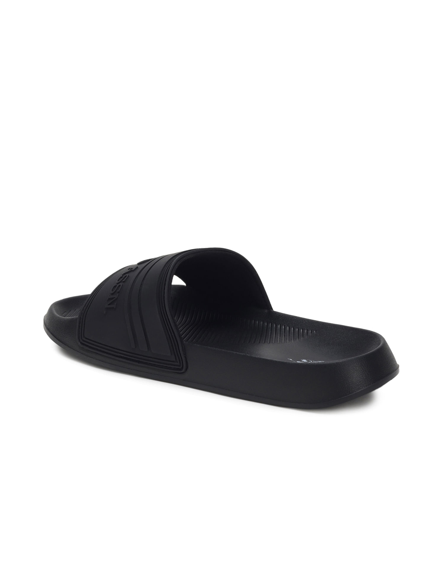 U.S. Polo Assn. Men Embossed Logo Non-Skid Lightweight Nilsson Slides