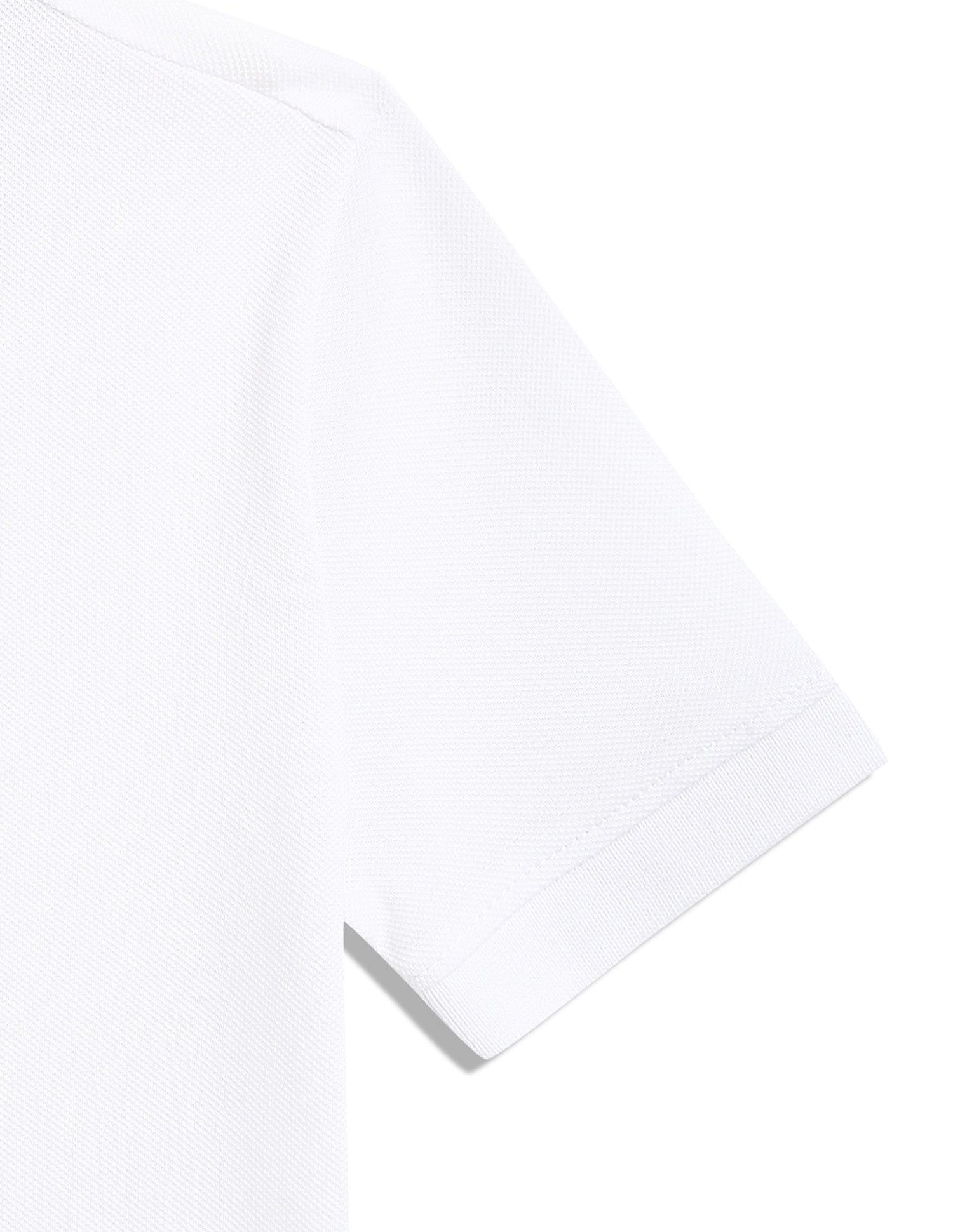Tommy Hilfiger Boys White Solid Polo Shirt