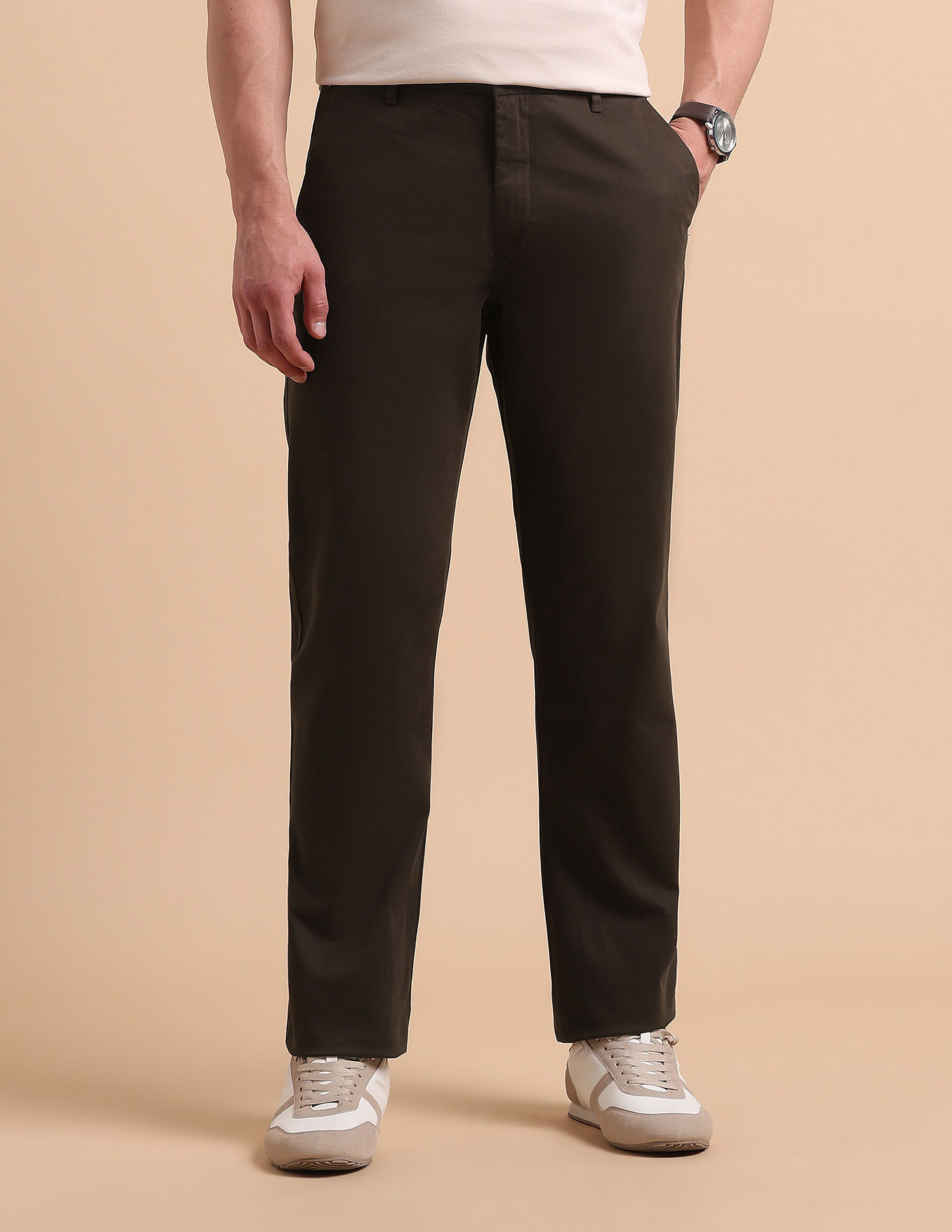 U.S. Polo Assn. Satin Slim Fit Trousers