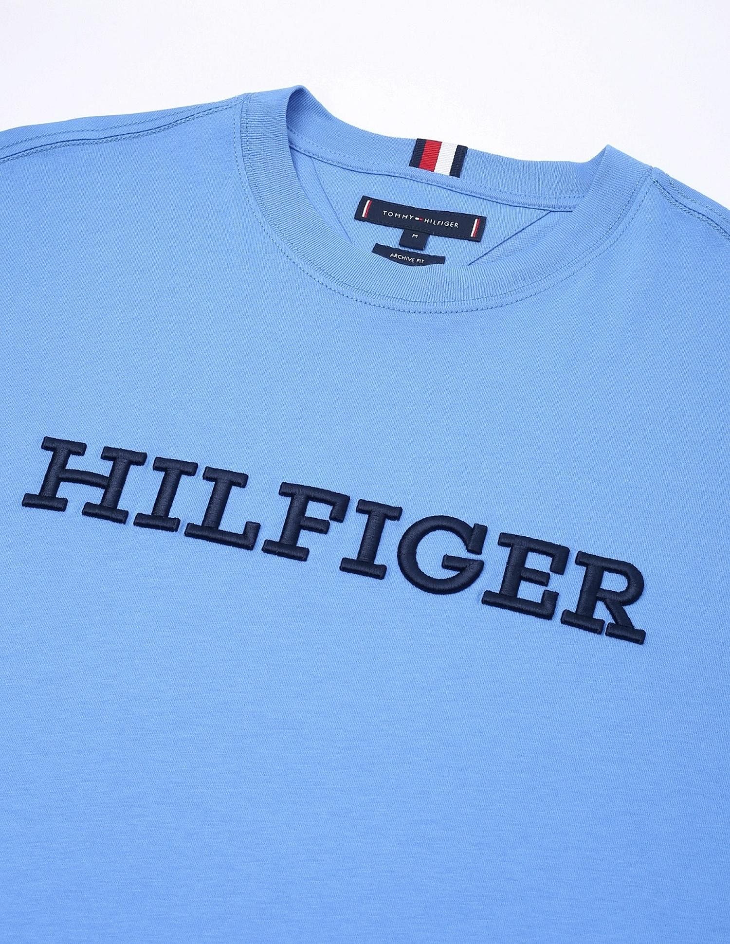 Tommy Hilfiger Embroidered Logo Regular-Fit Cotton T-Shirt