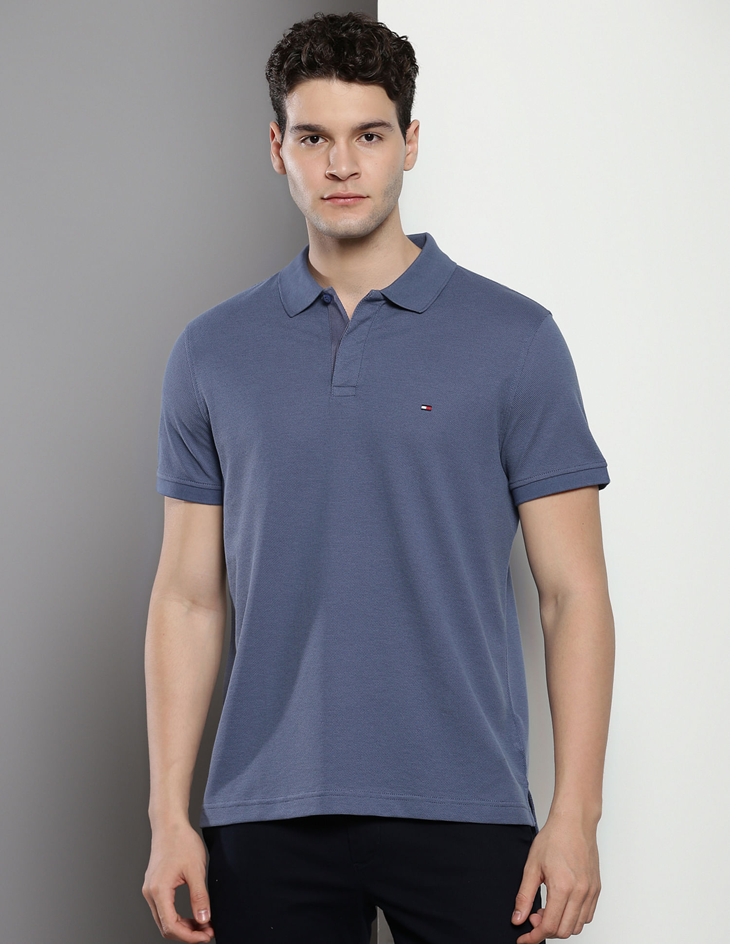 Tommy Hilfiger Sustainable Boucle Solid Polo Shirt