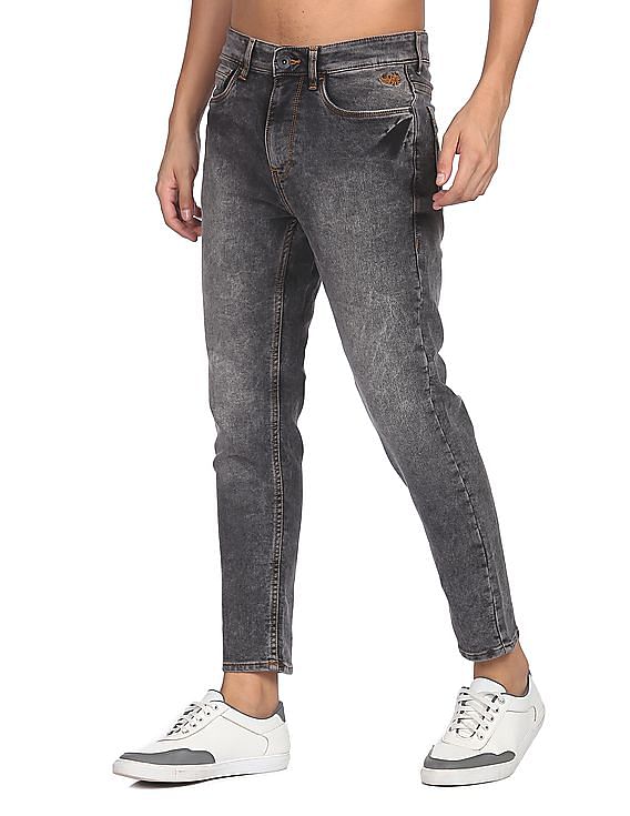 Flying Machine Mankle Slim Fit Acid Wash Jeans