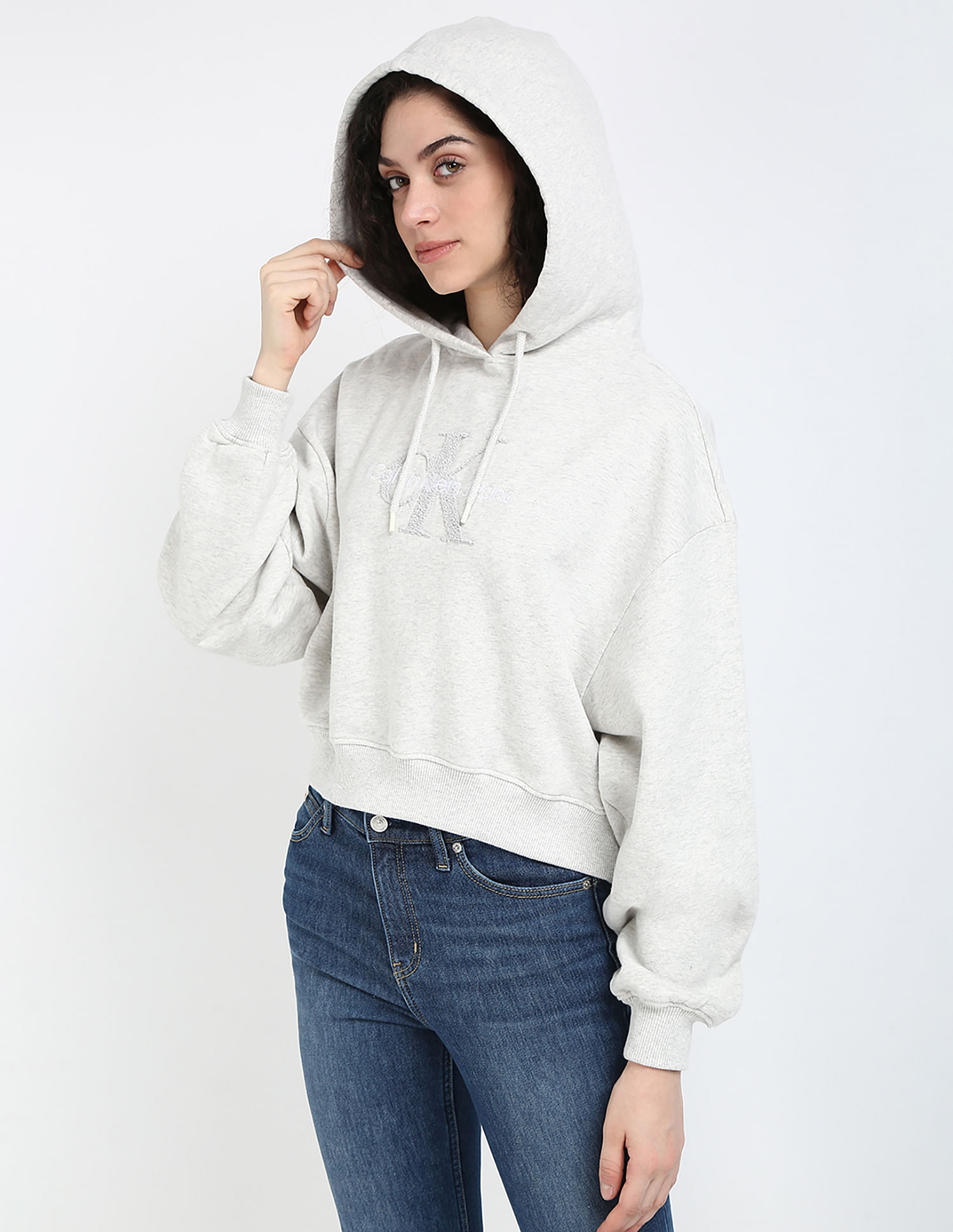 Calvin Klein Jeans Chenille Monologo Hoodie Sweatshirt