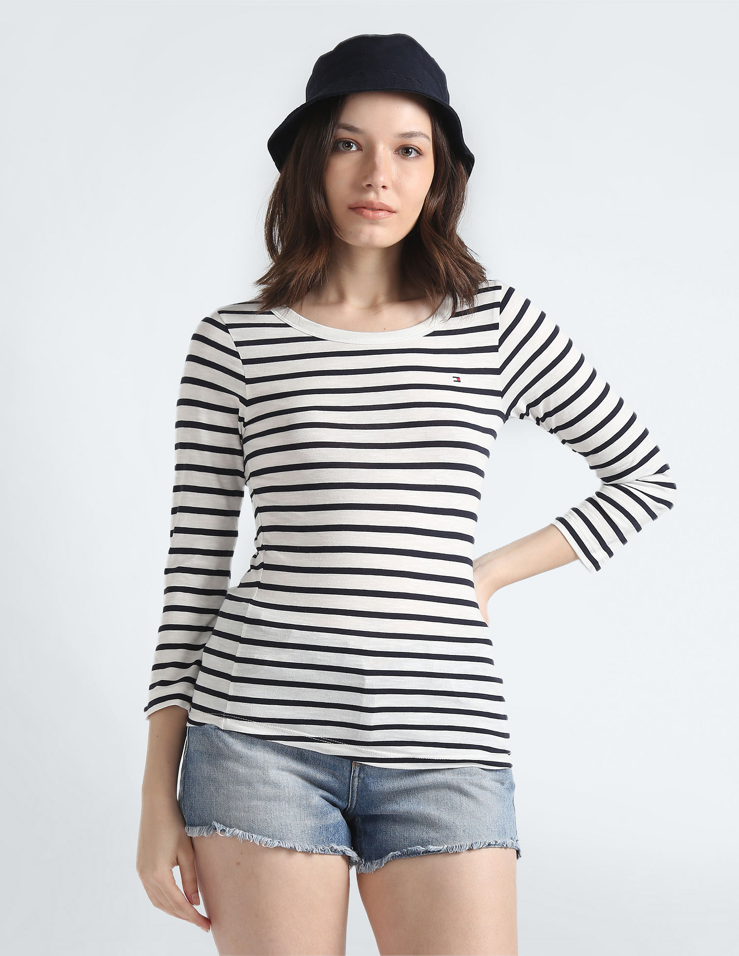 Tommy Hilfiger 1985 Slim Three-Quarter Sleeve T-Shirt
