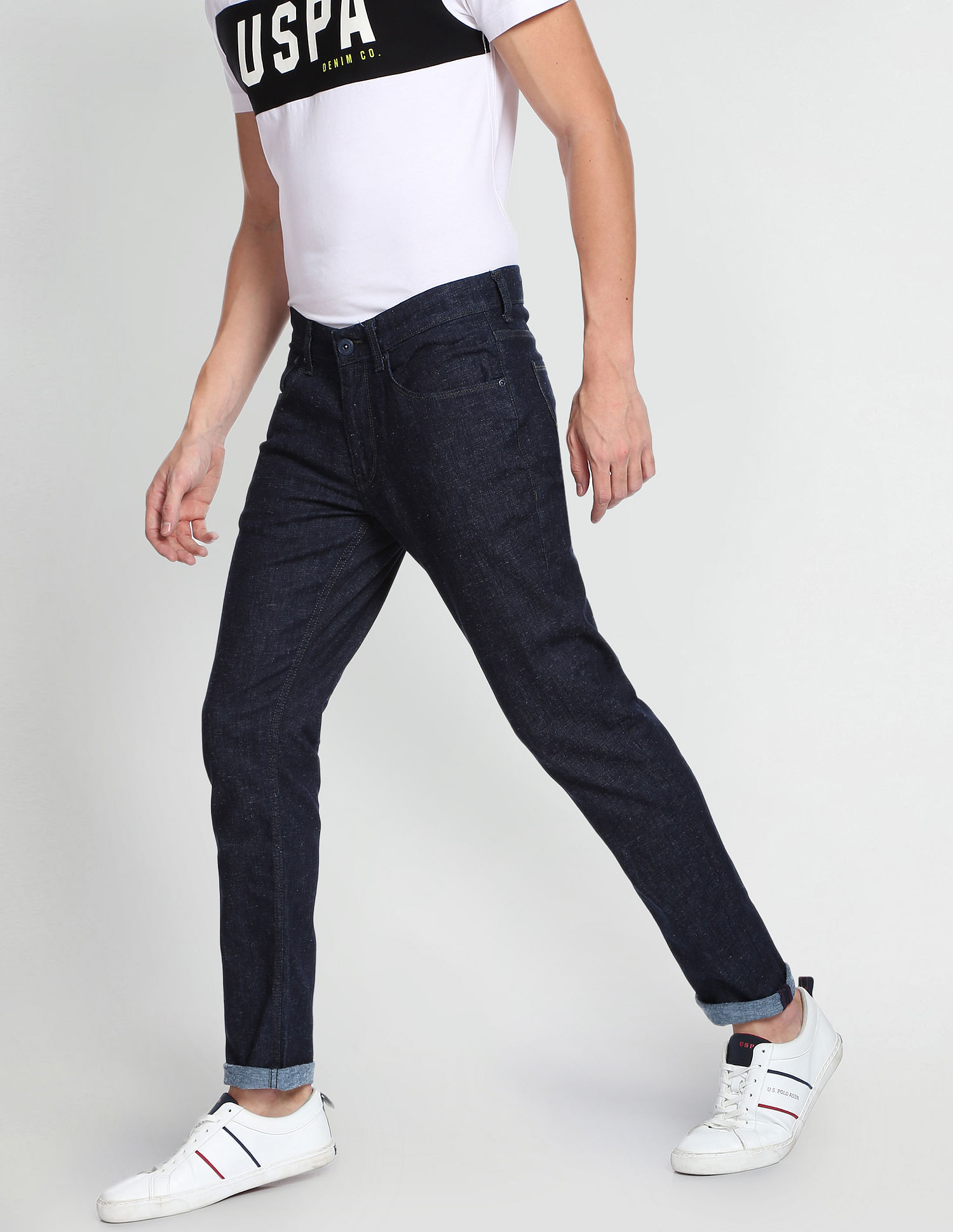 U.S. Polo Assn. Denim Co. Brandon Slim Tapered Fit Blue Jeans
